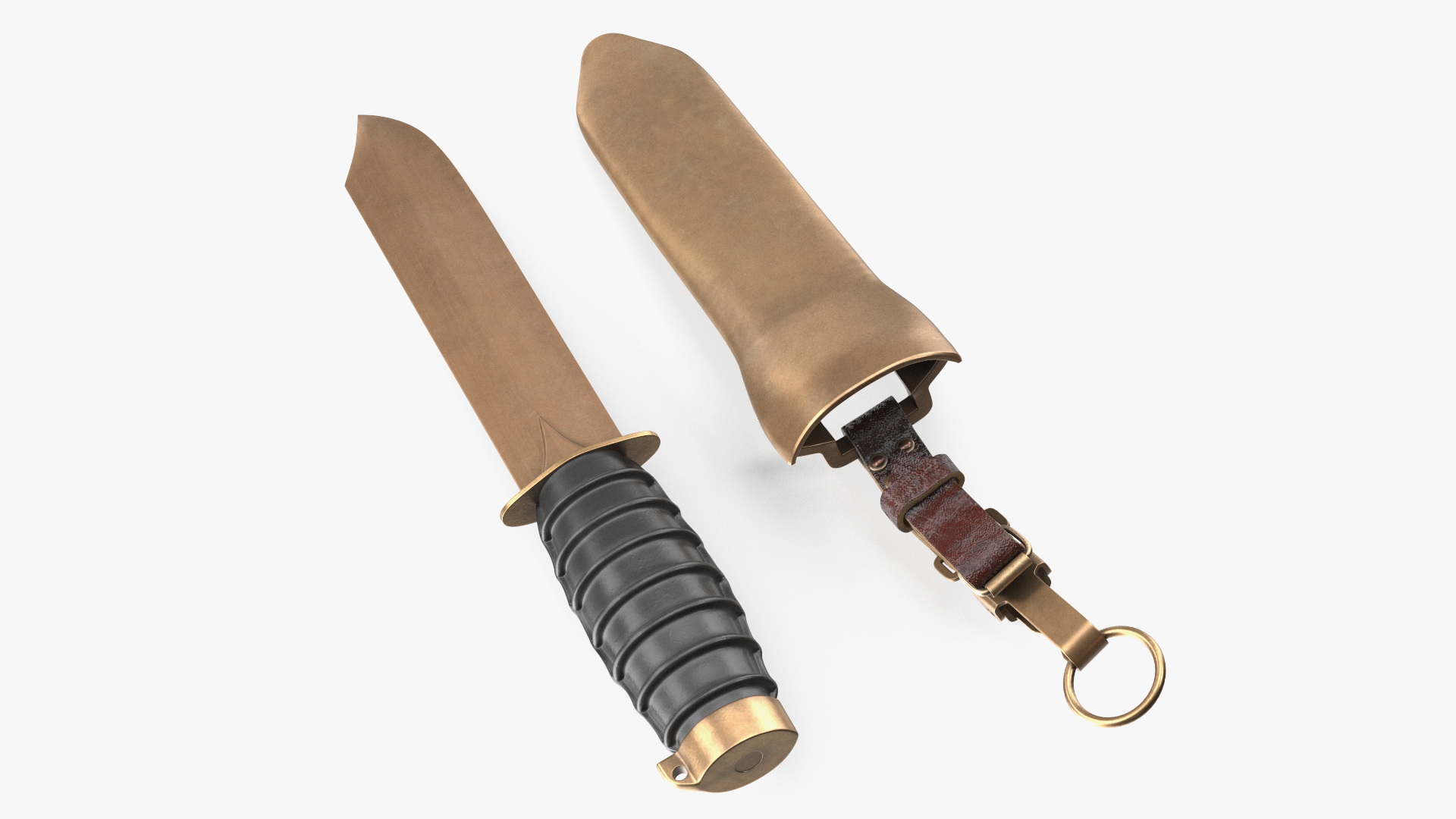 3D model Antique Diving Knife