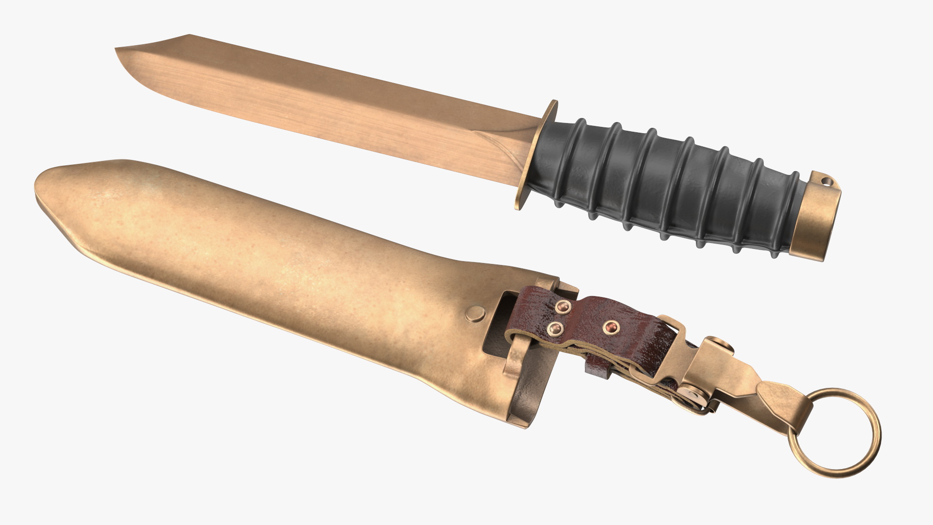 3D model Antique Diving Knife