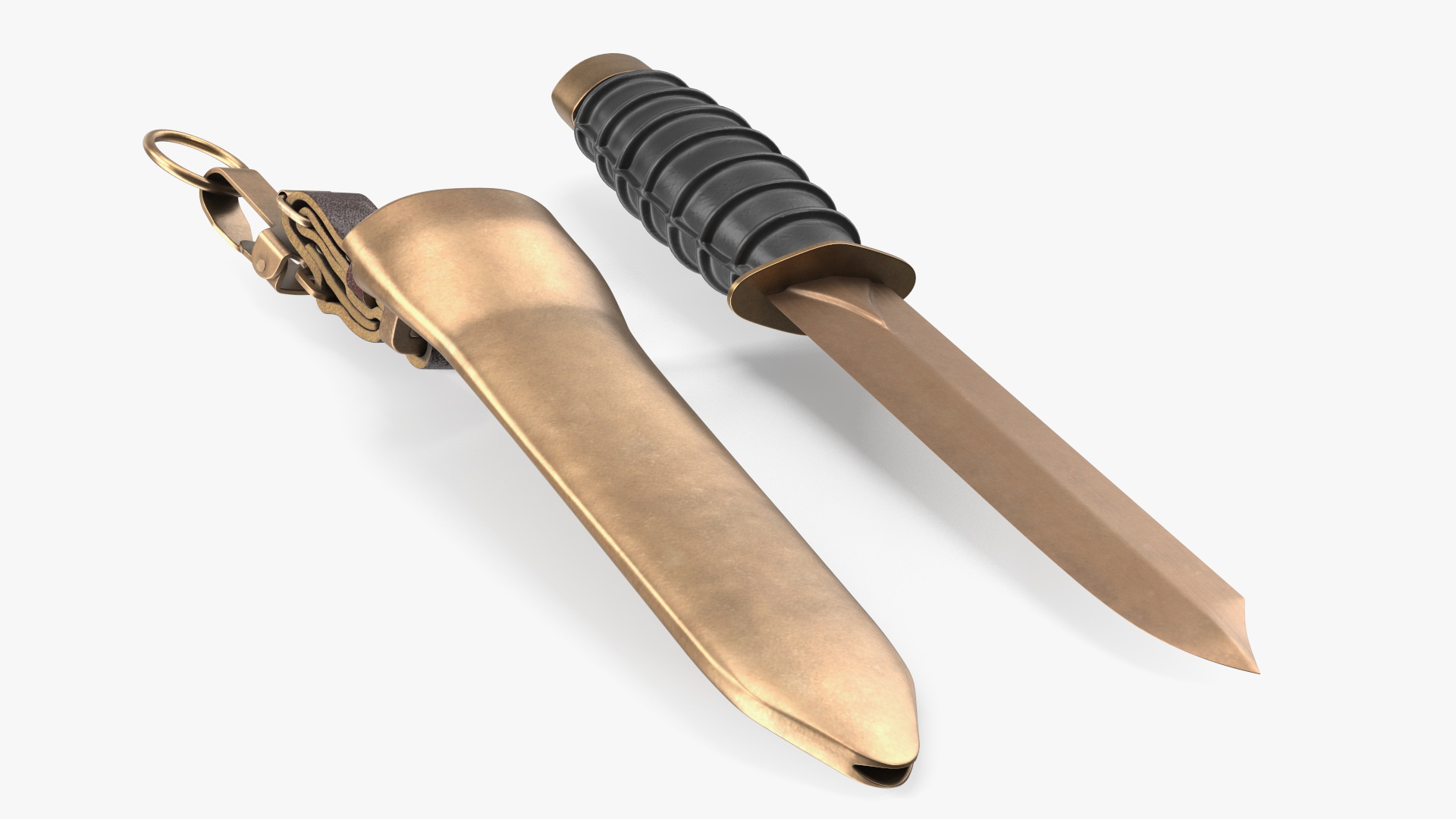 3D model Antique Diving Knife