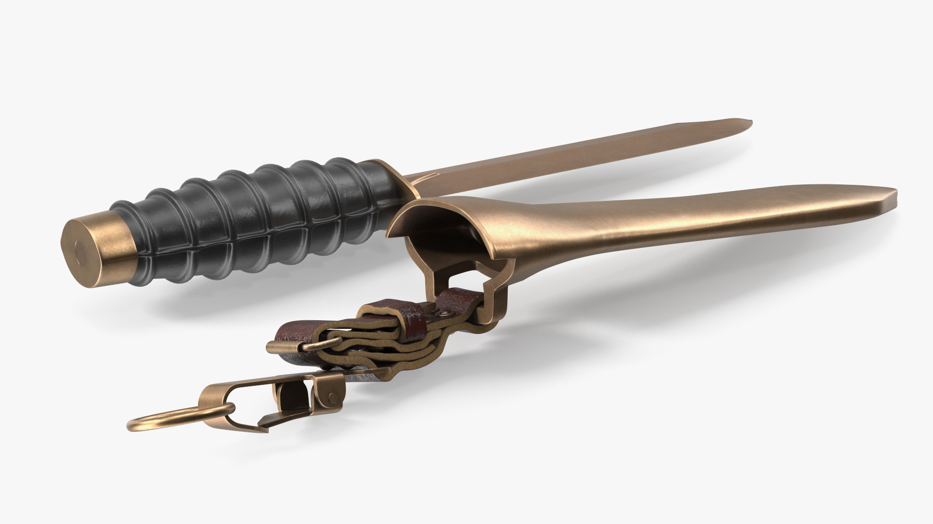 3D model Antique Diving Knife