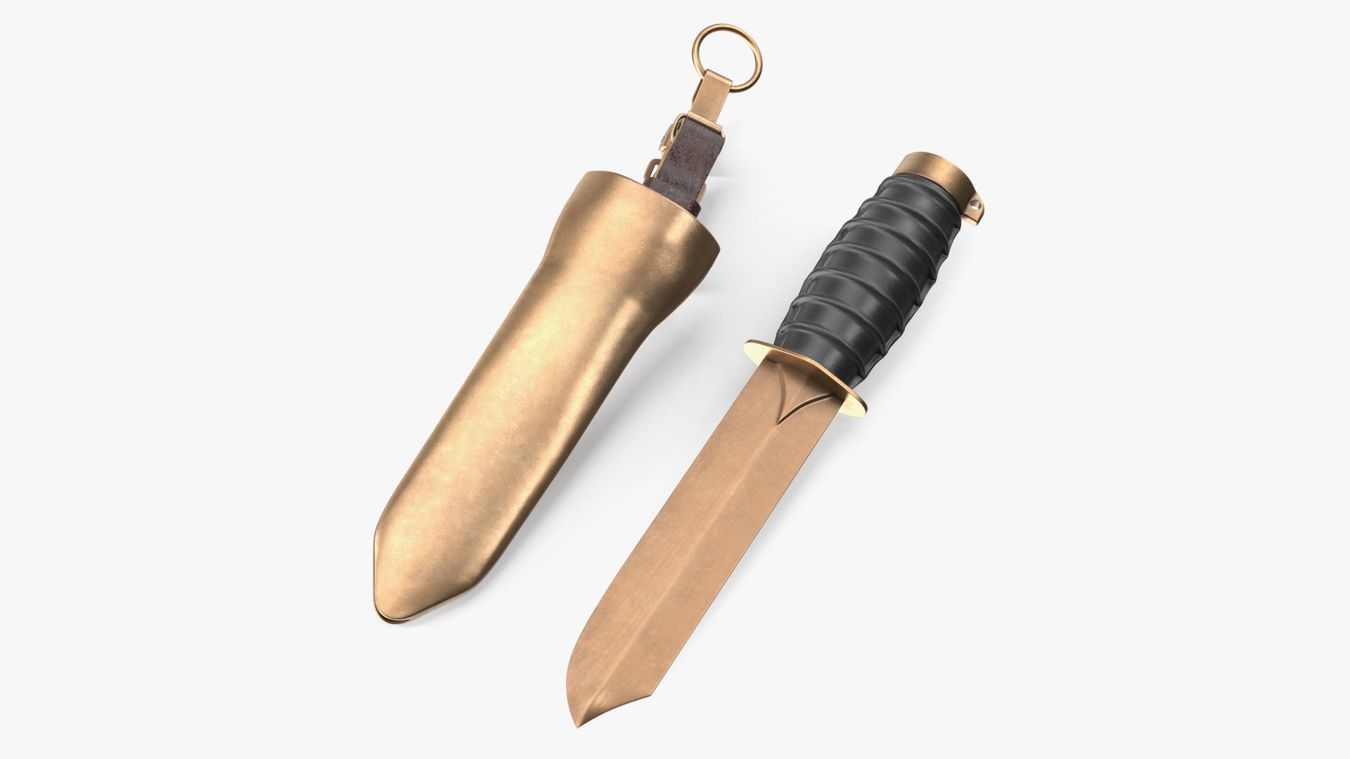 3D model Antique Diving Knife