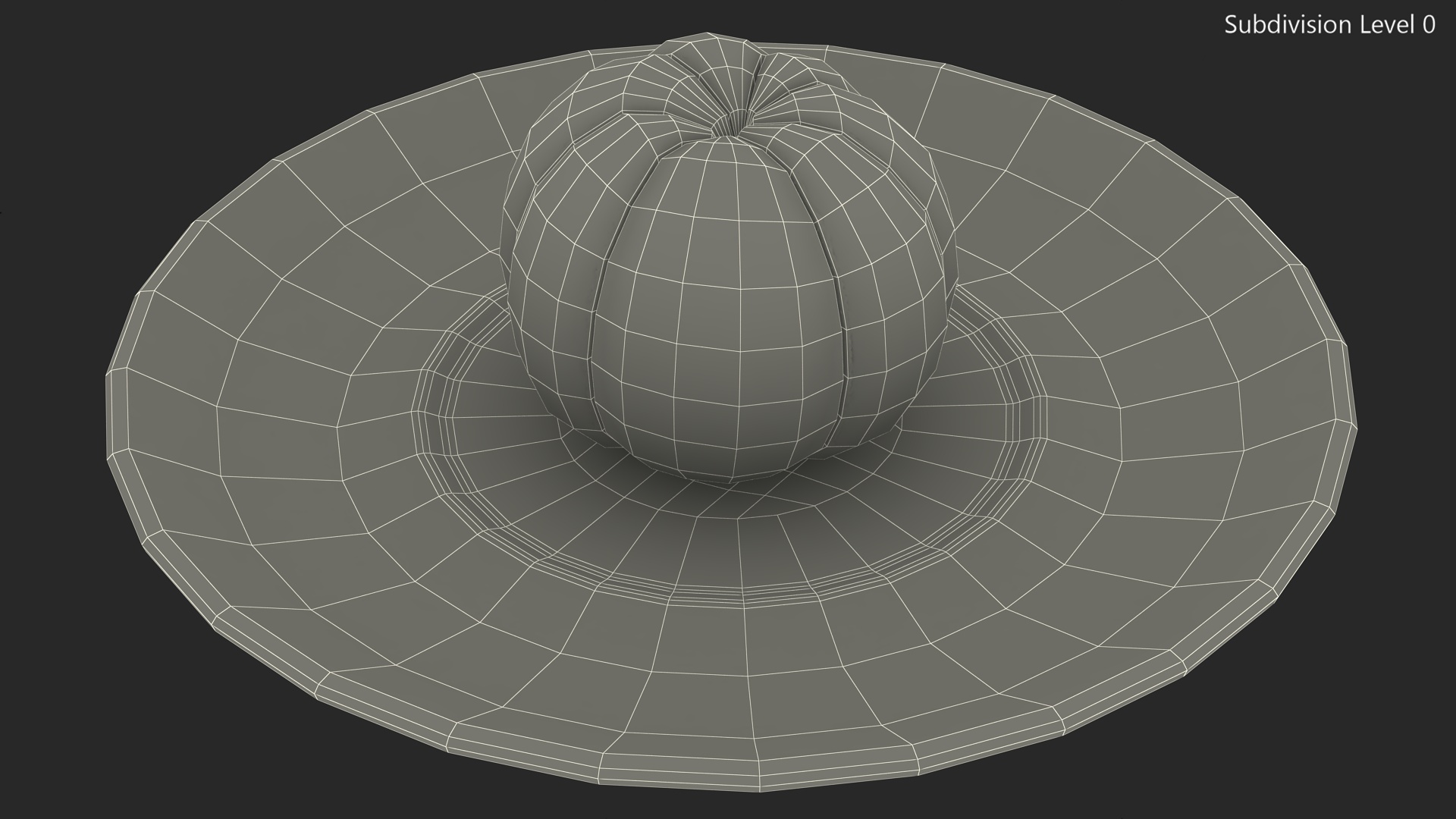 Peeled Mangosteen on White Plate 3D