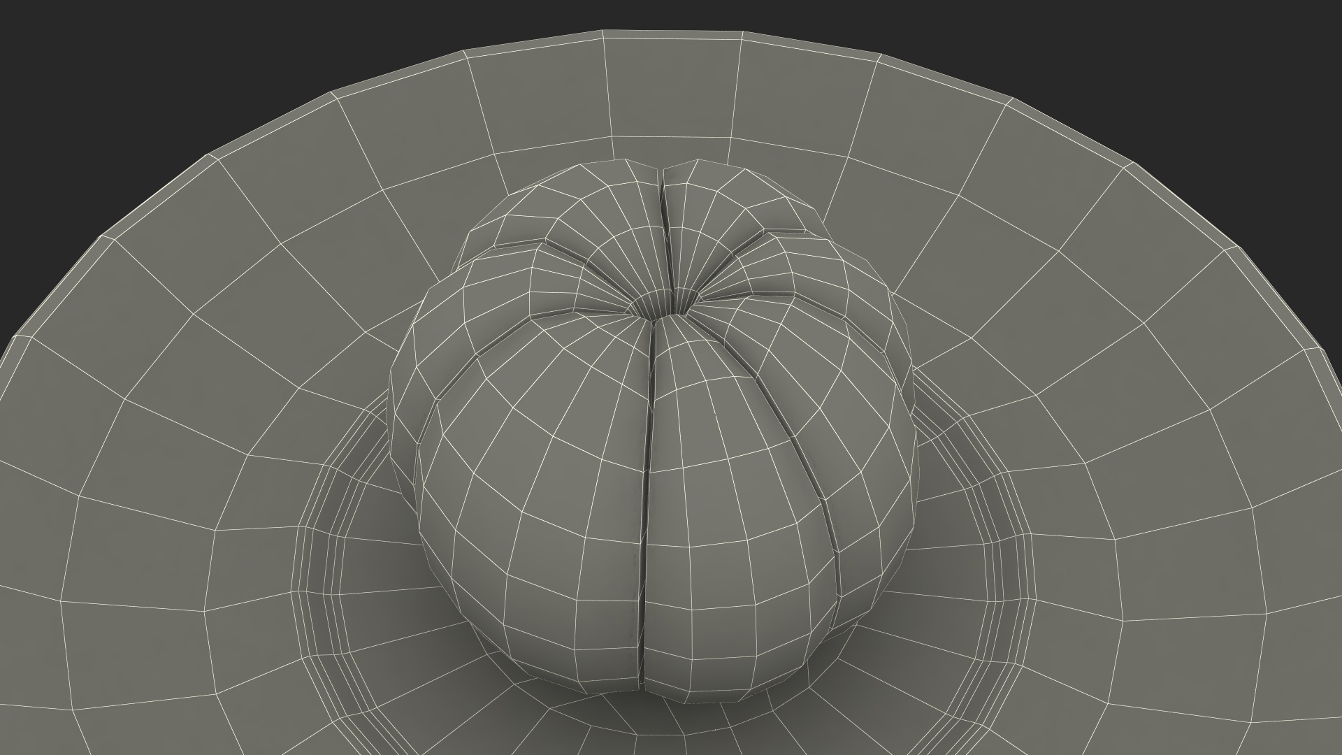 Peeled Mangosteen on White Plate 3D