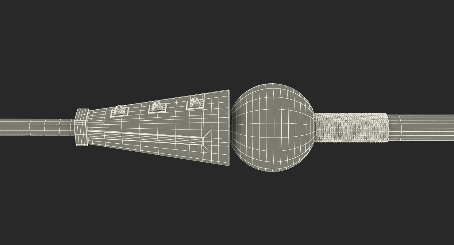 3D model Roman Medieval Pilum