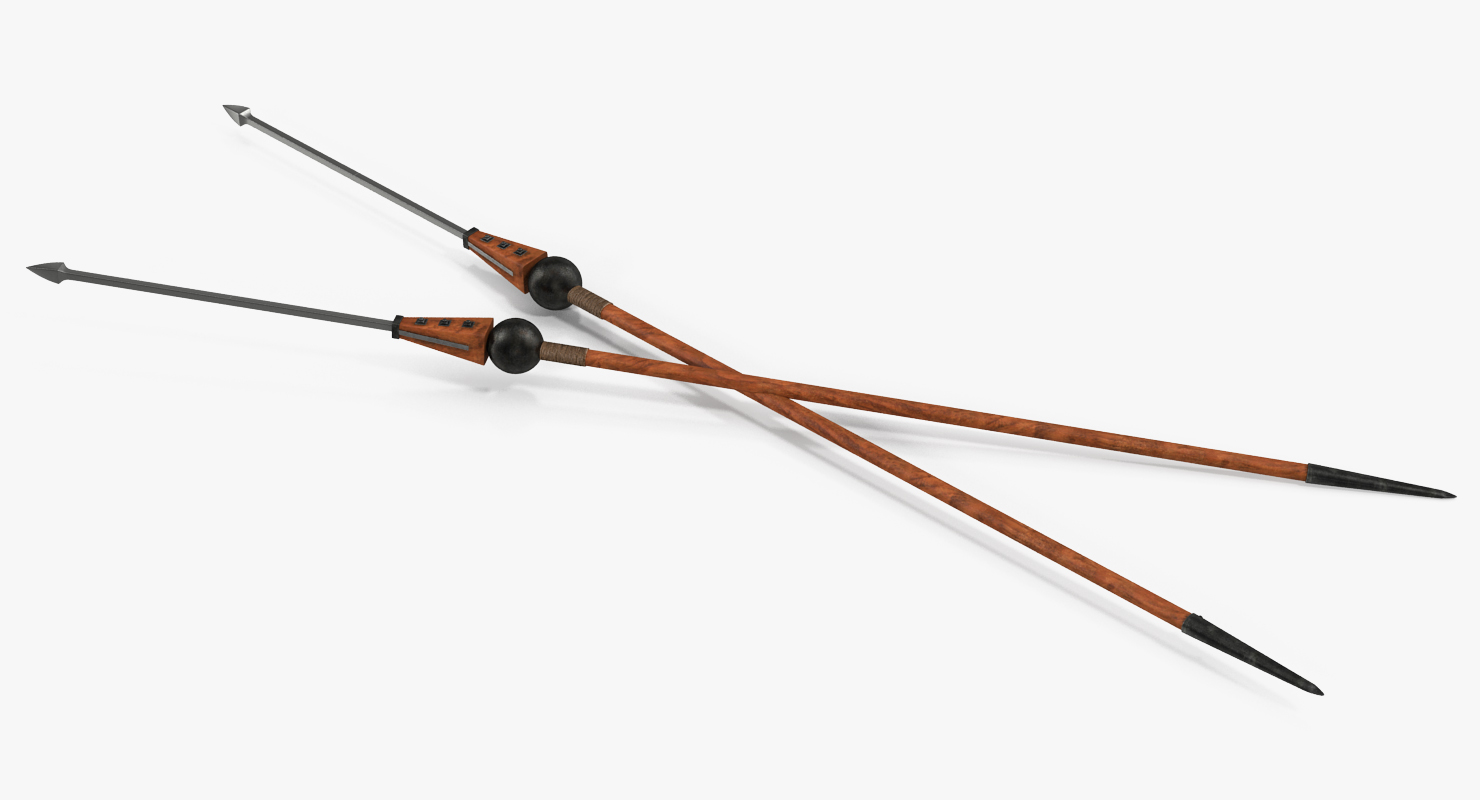 3D model Roman Medieval Pilum