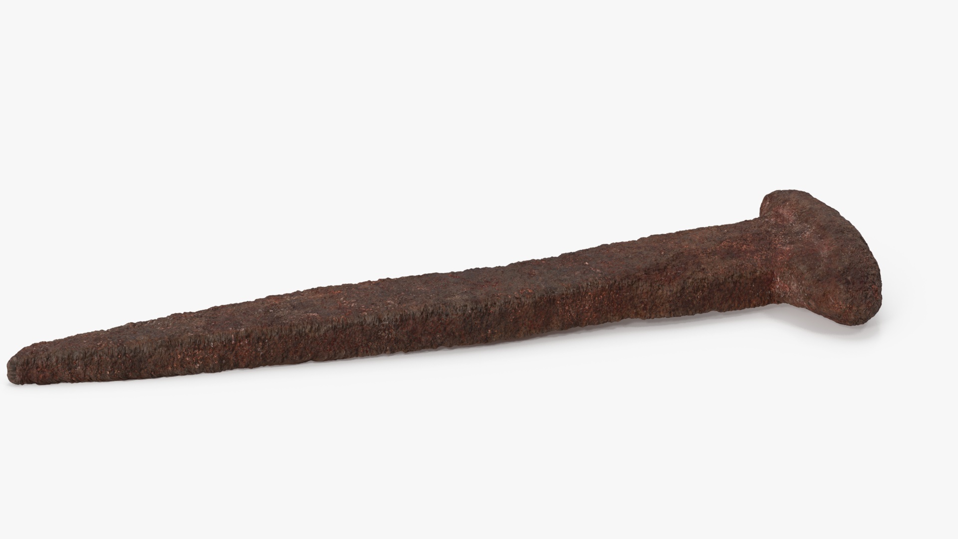 3D Antique Rusty Nail model