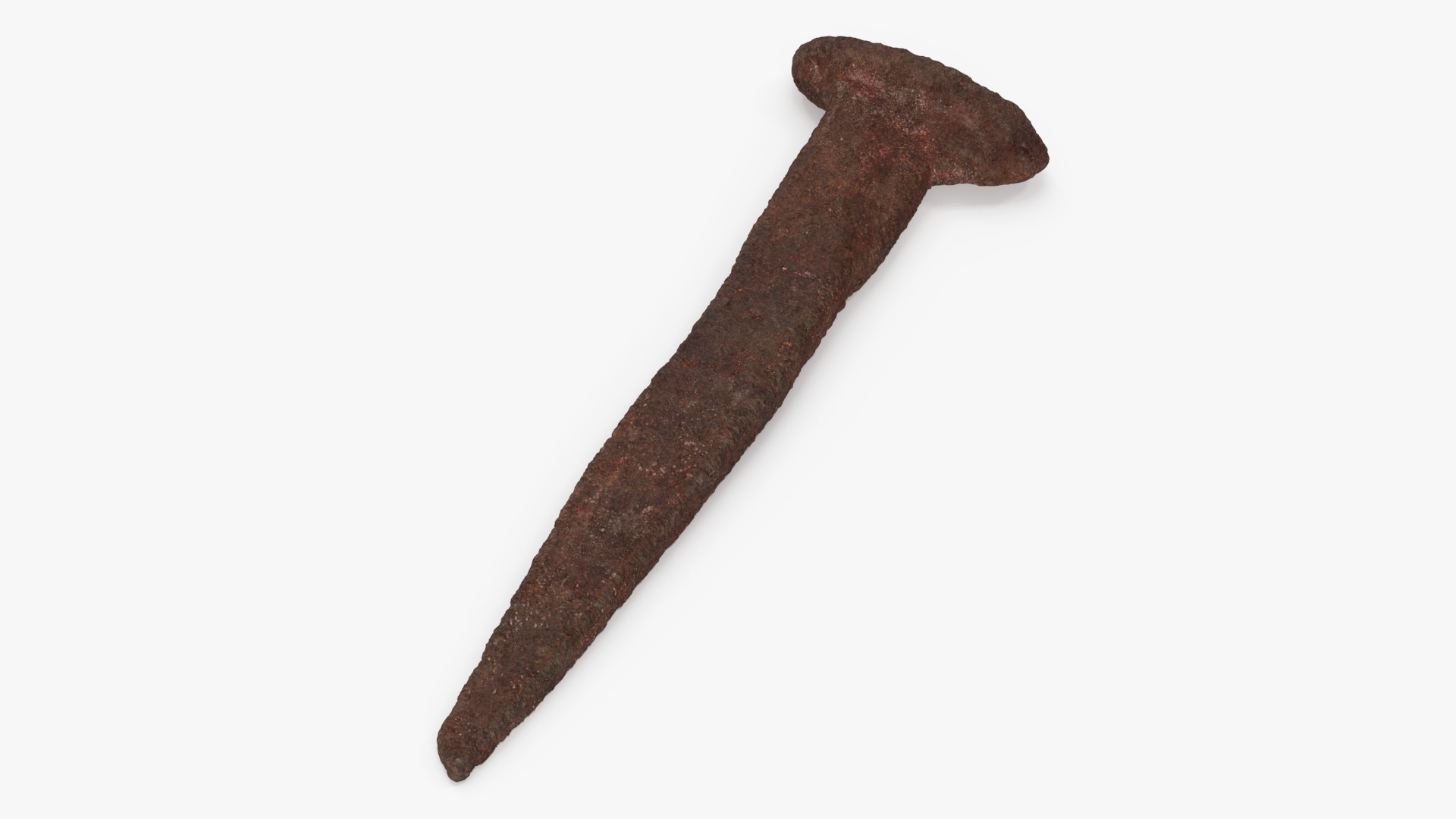 3D Antique Rusty Nail model