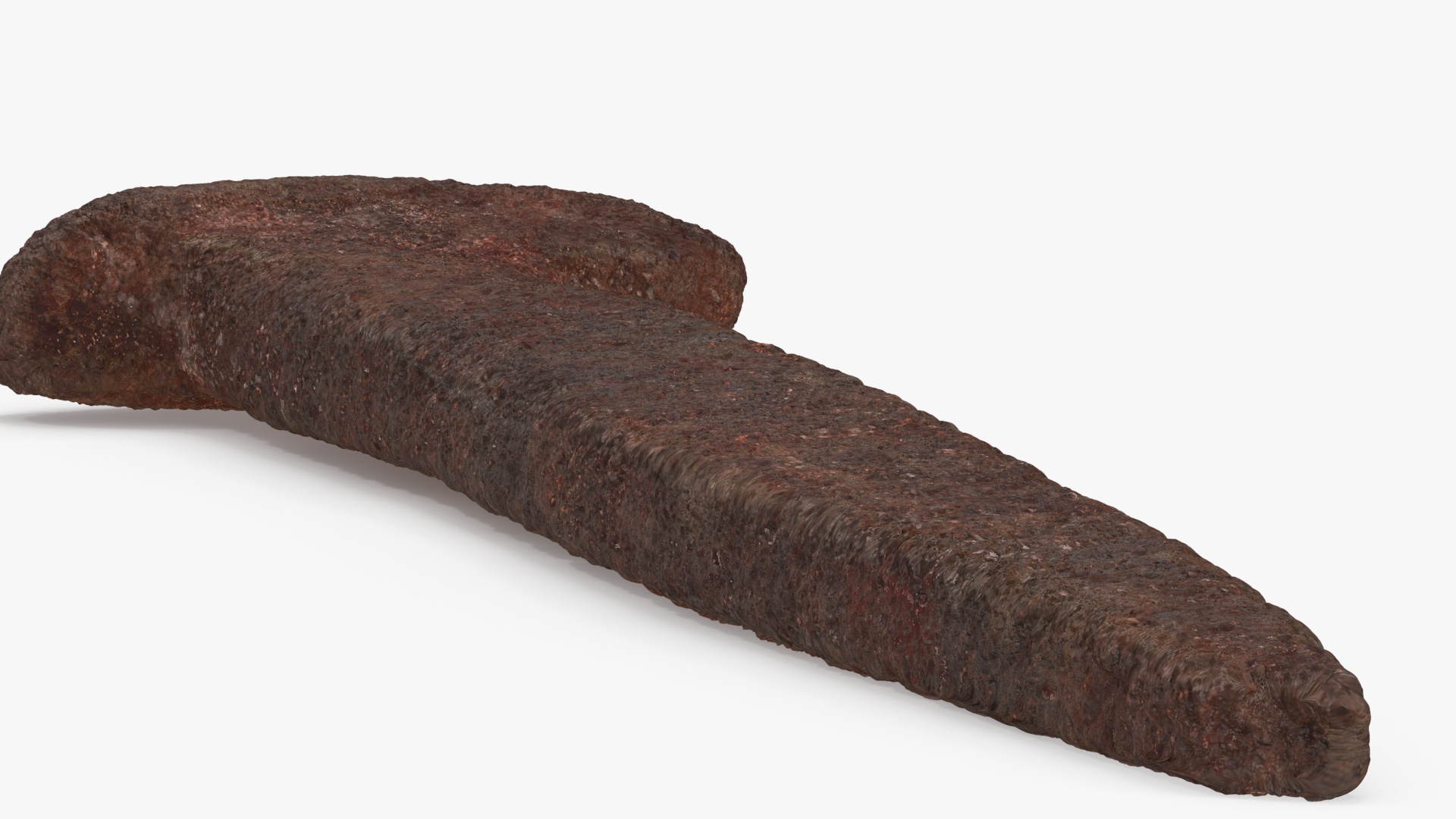 3D Antique Rusty Nail model