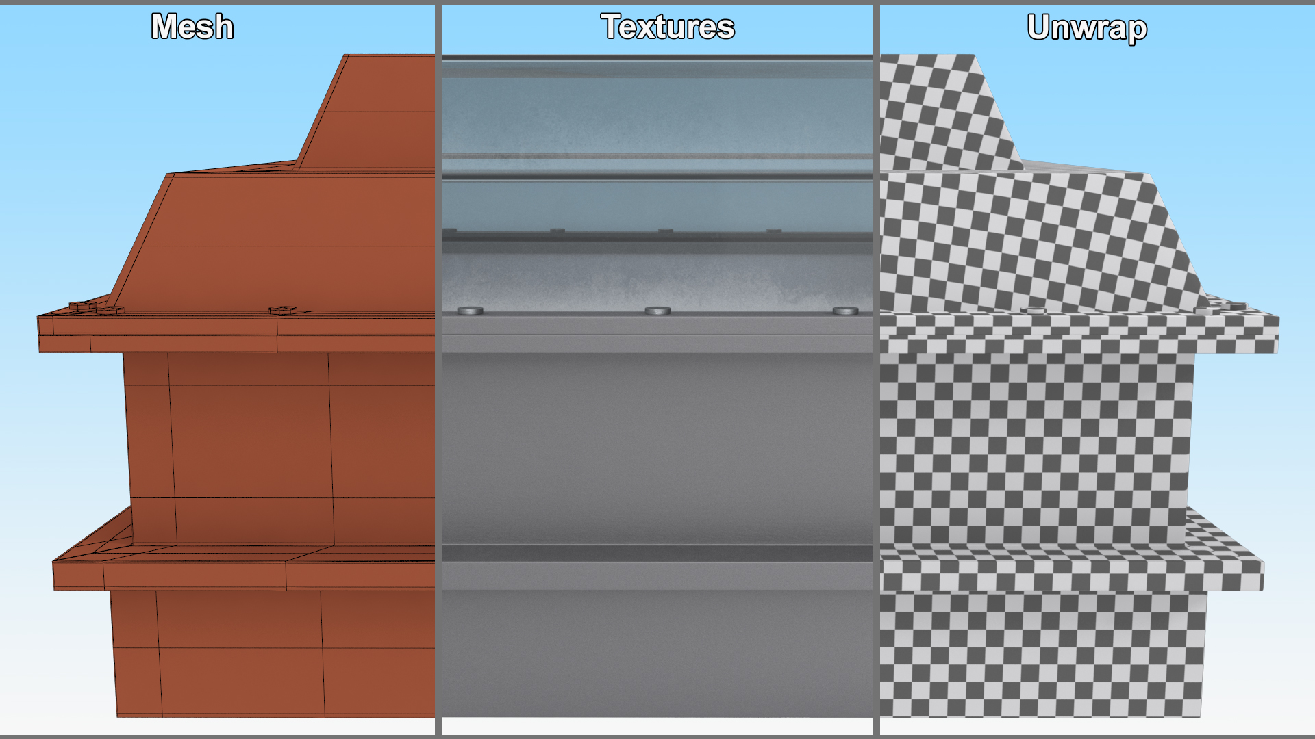 Industrial Roof Skylight 3D model