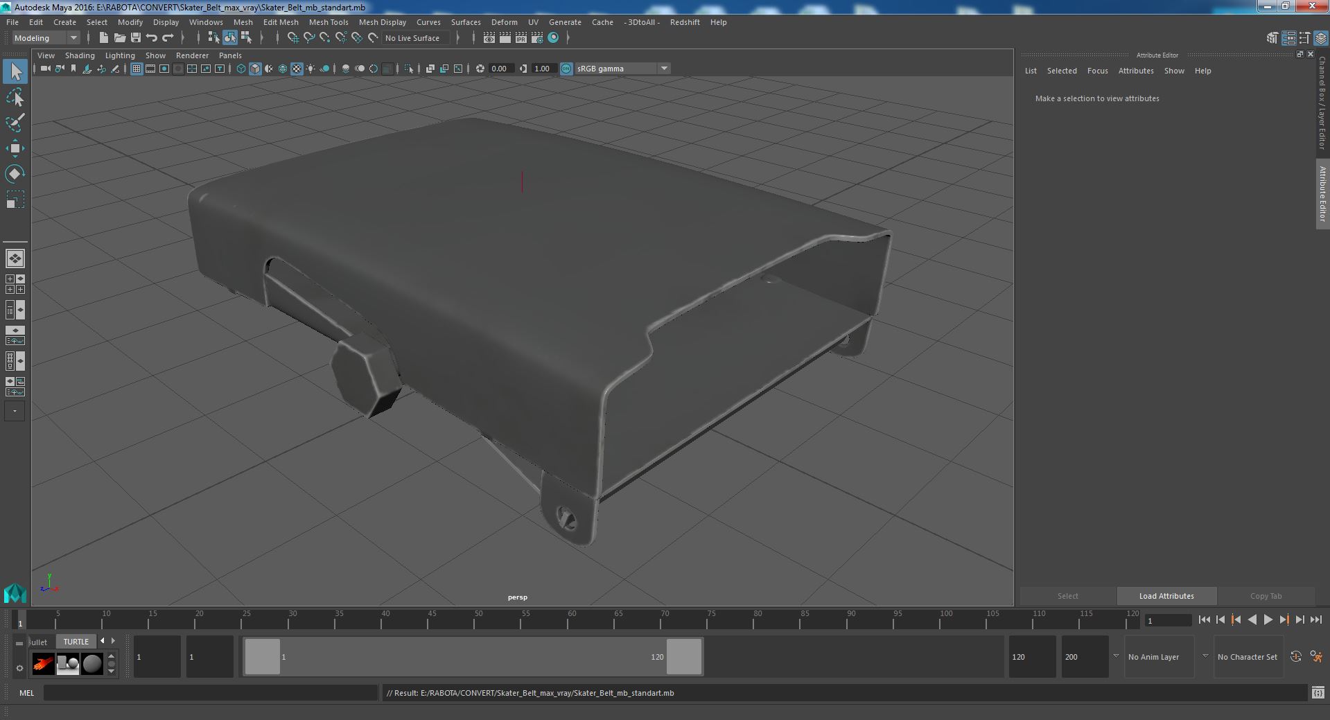 3D Skater Belt