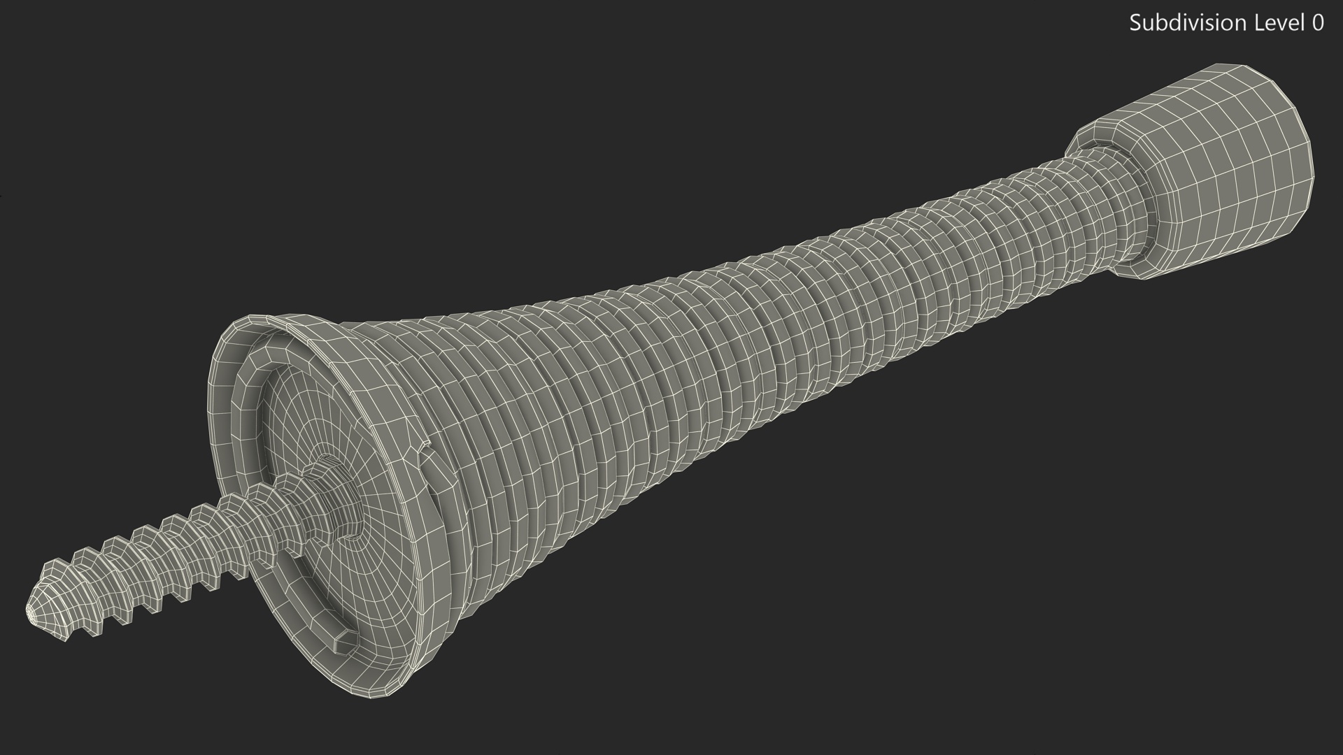 Spring Door Stopper Gold 3D model