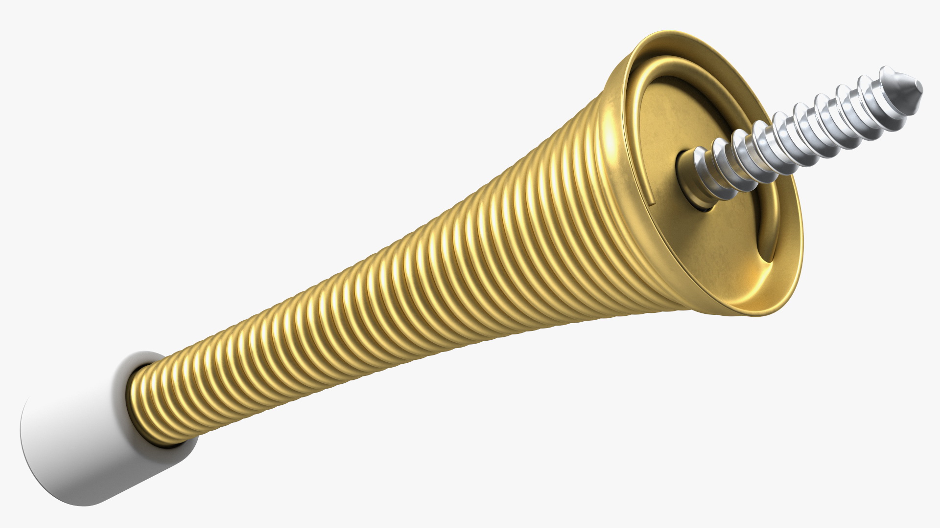 Spring Door Stopper Gold 3D model
