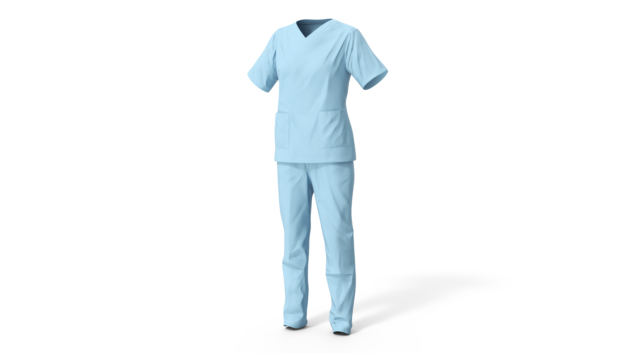 Medical Scrubs Uniform 3D