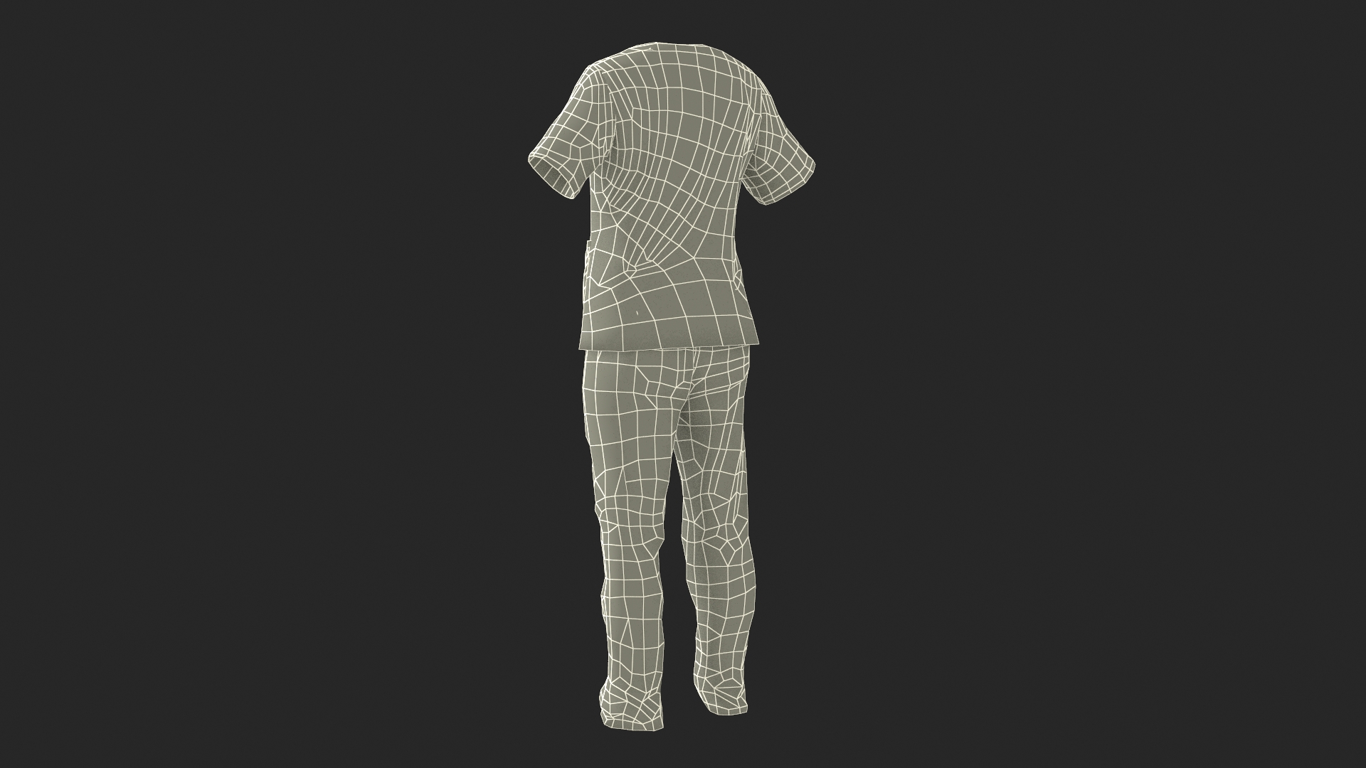 Medical Scrubs Uniform 3D