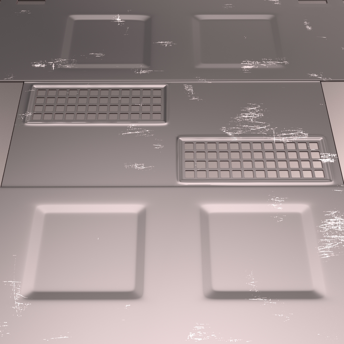 3D Sci Fi Anodized Panel