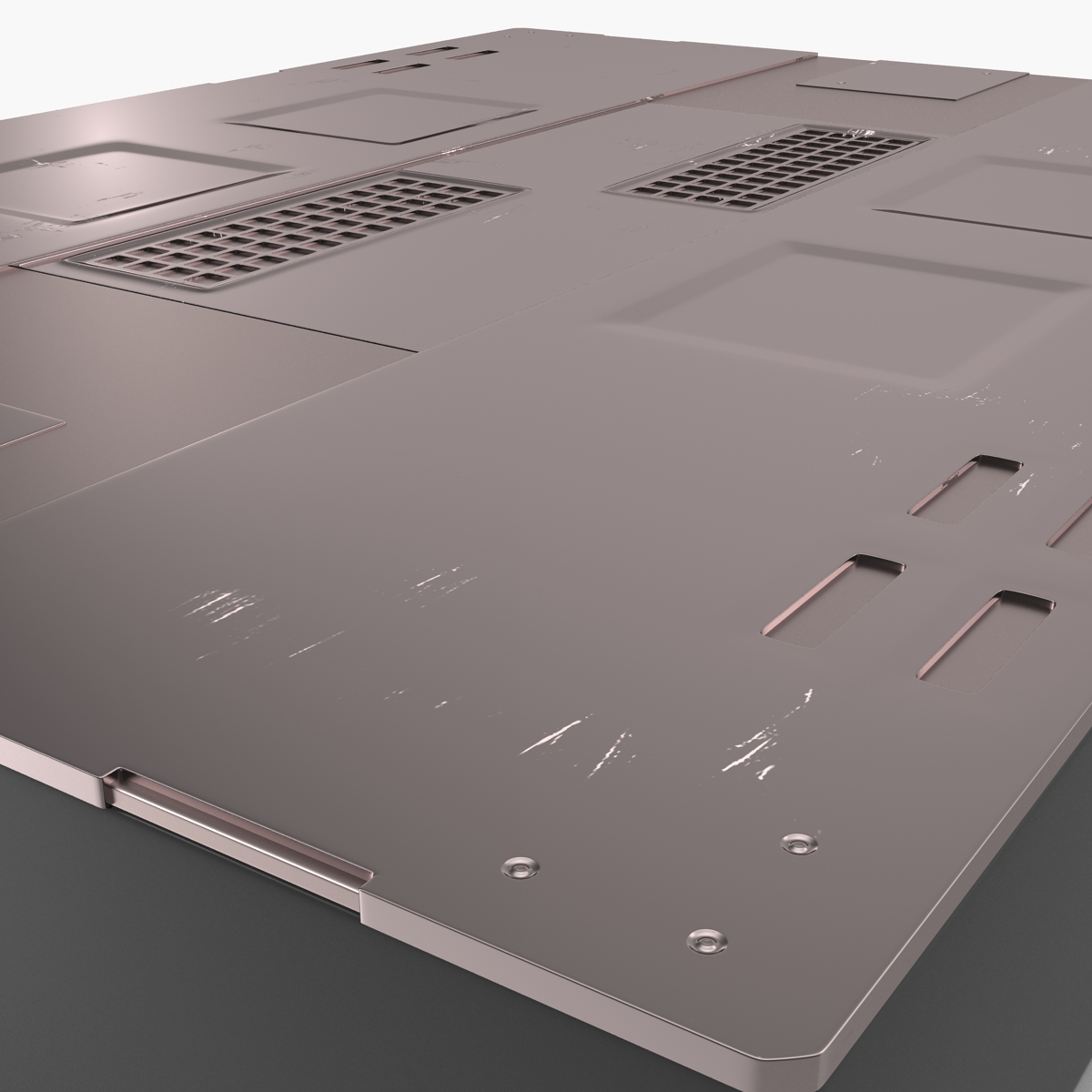 3D Sci Fi Anodized Panel