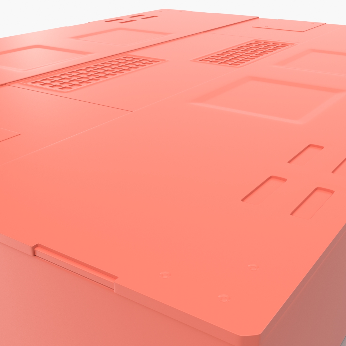 3D Sci Fi Anodized Panel