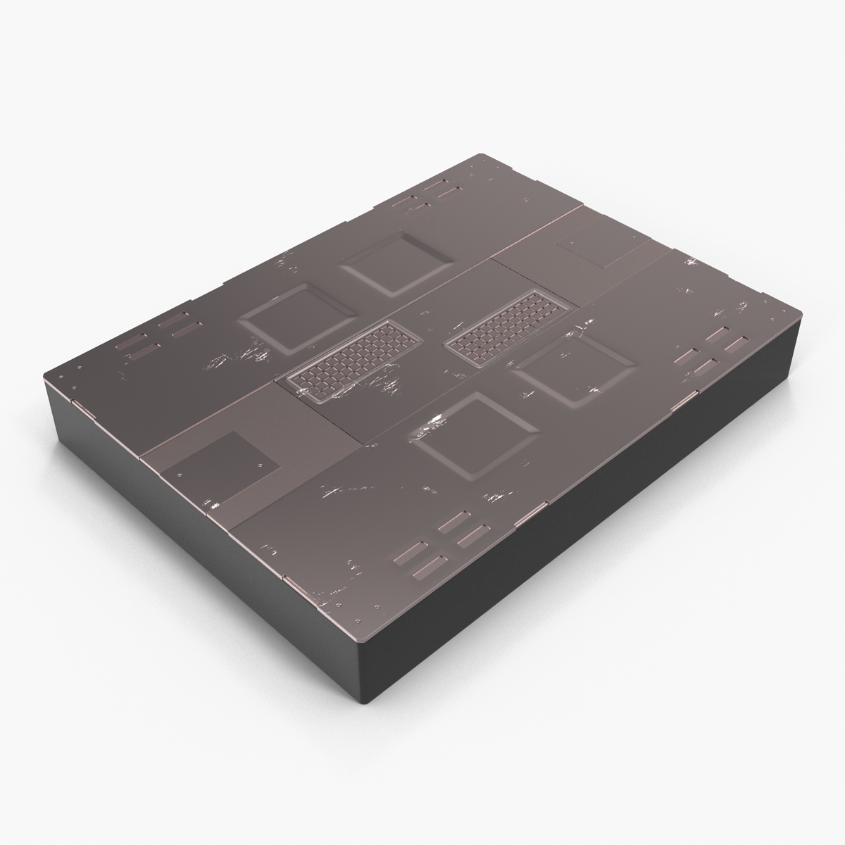 3D Sci Fi Anodized Panel