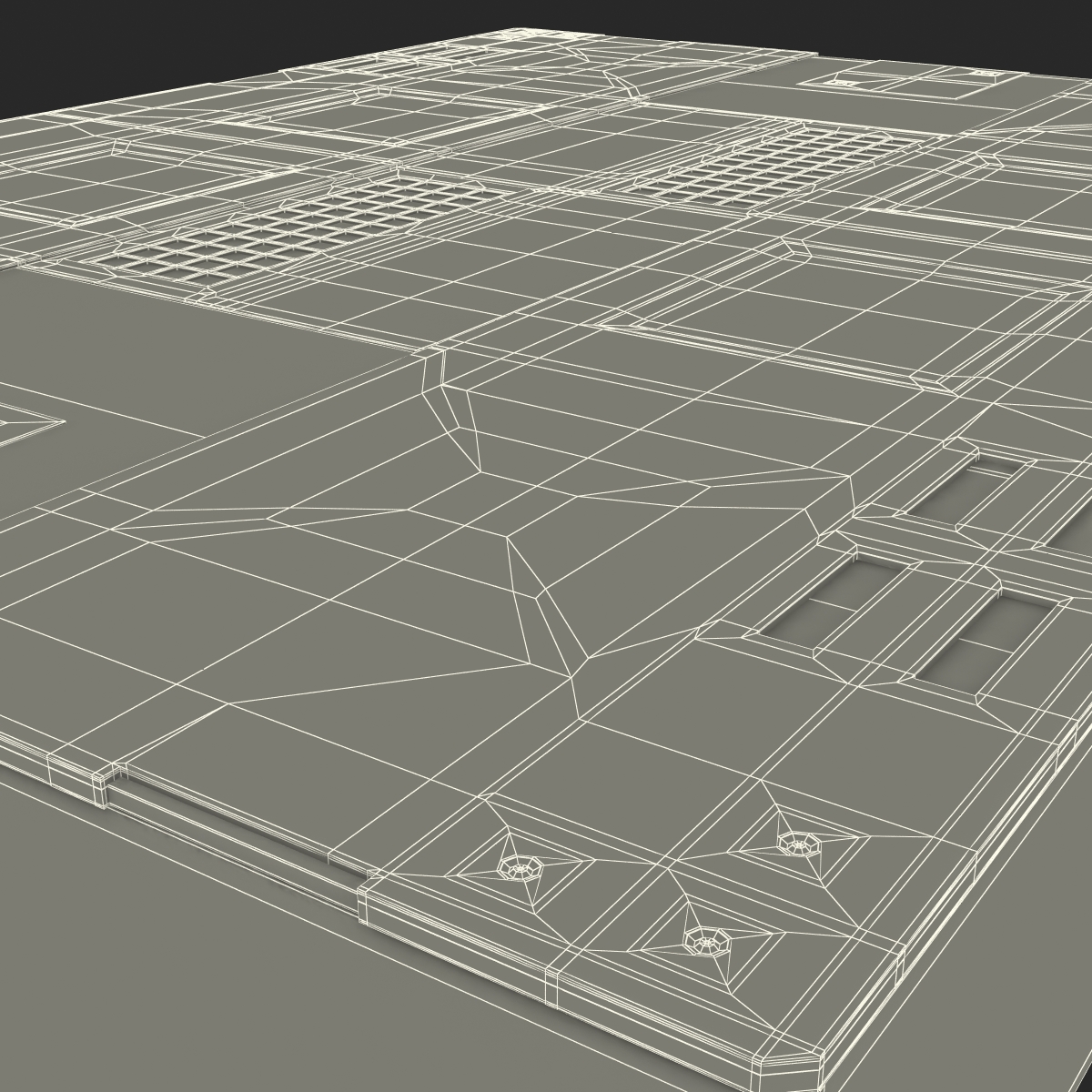 3D Sci Fi Anodized Panel