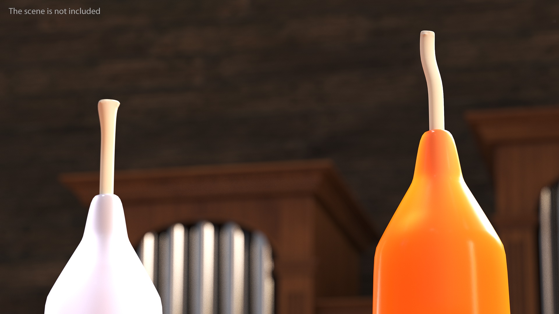 3D model Colored Candles