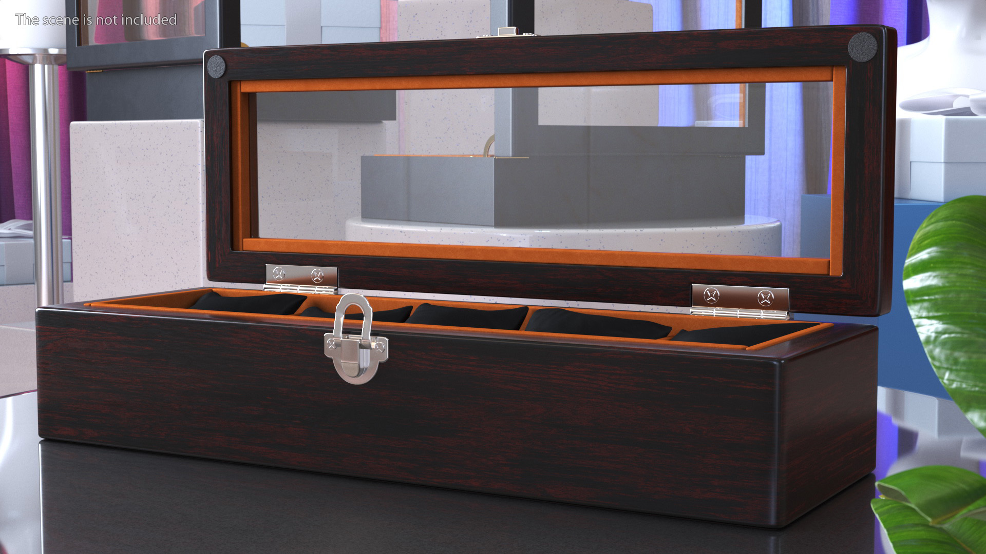 Watch Display Box Dark 3D