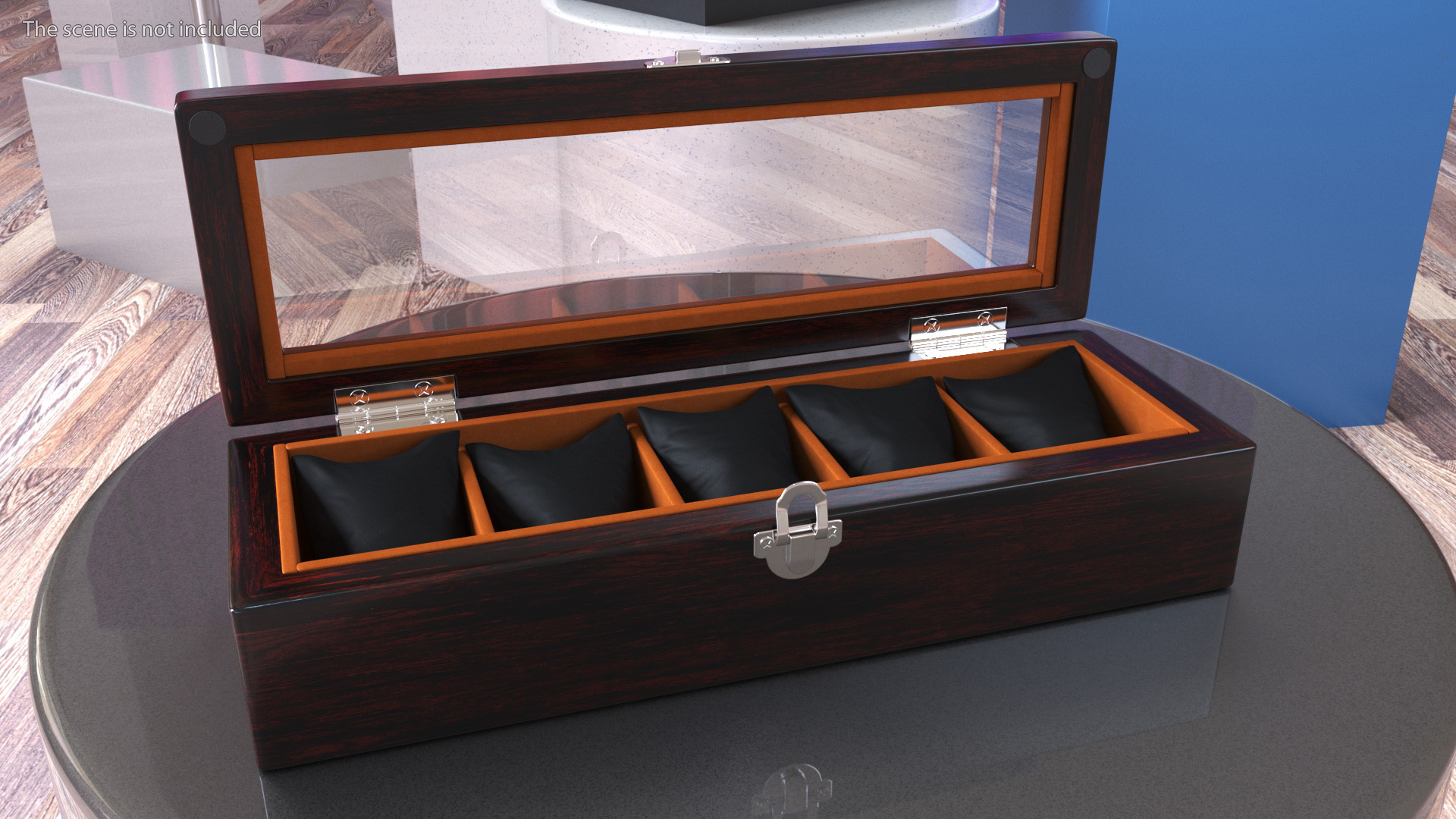 Watch Display Box Dark 3D