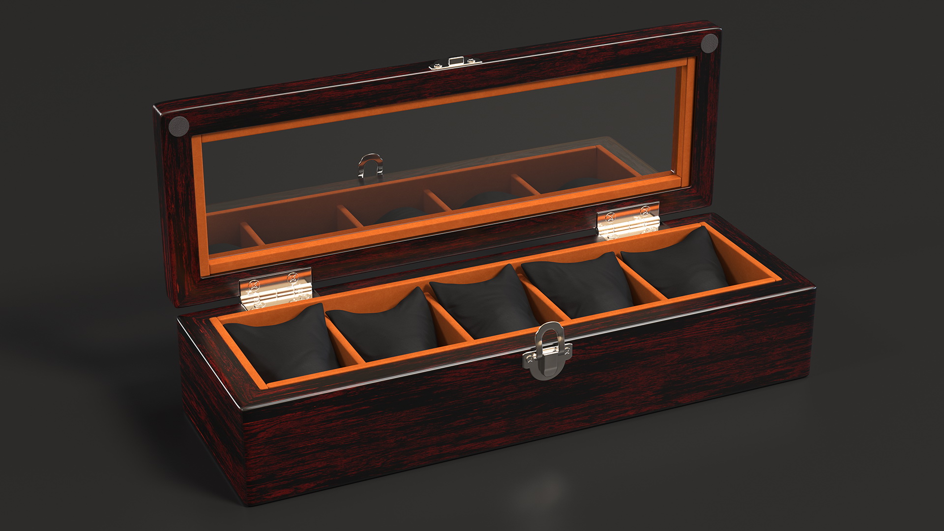 Watch Display Box Dark 3D