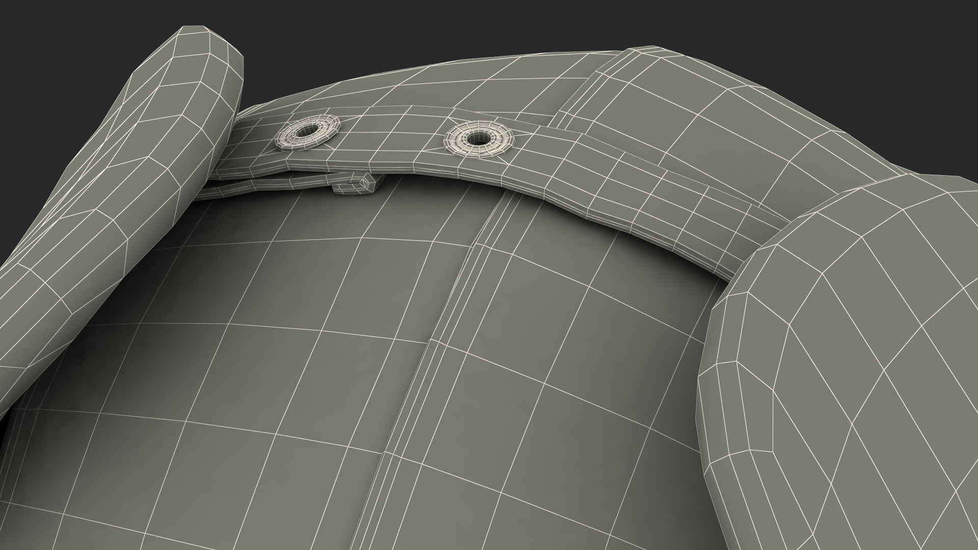 3D Winter Trapper Hat model