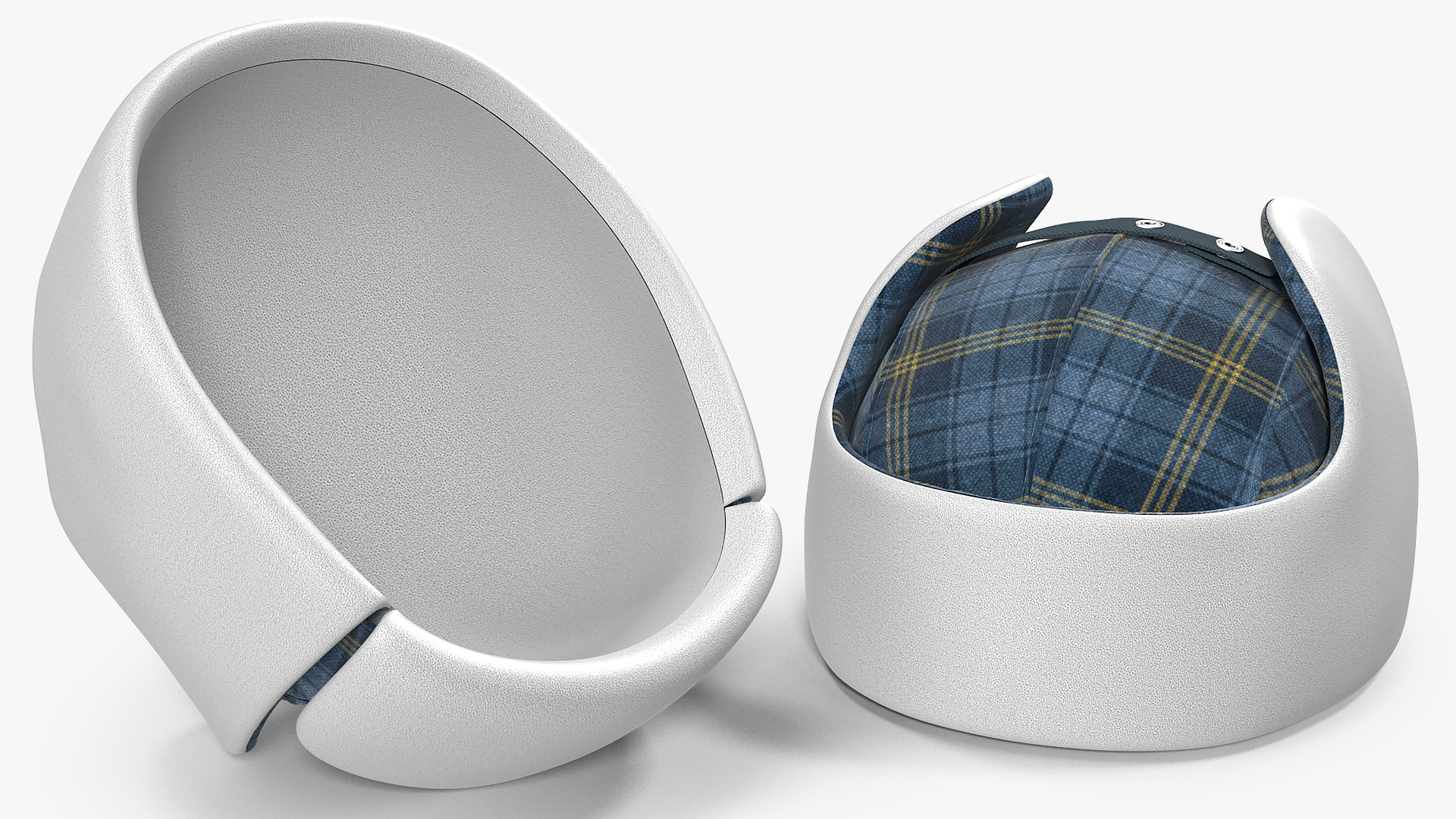 3D Winter Trapper Hat model