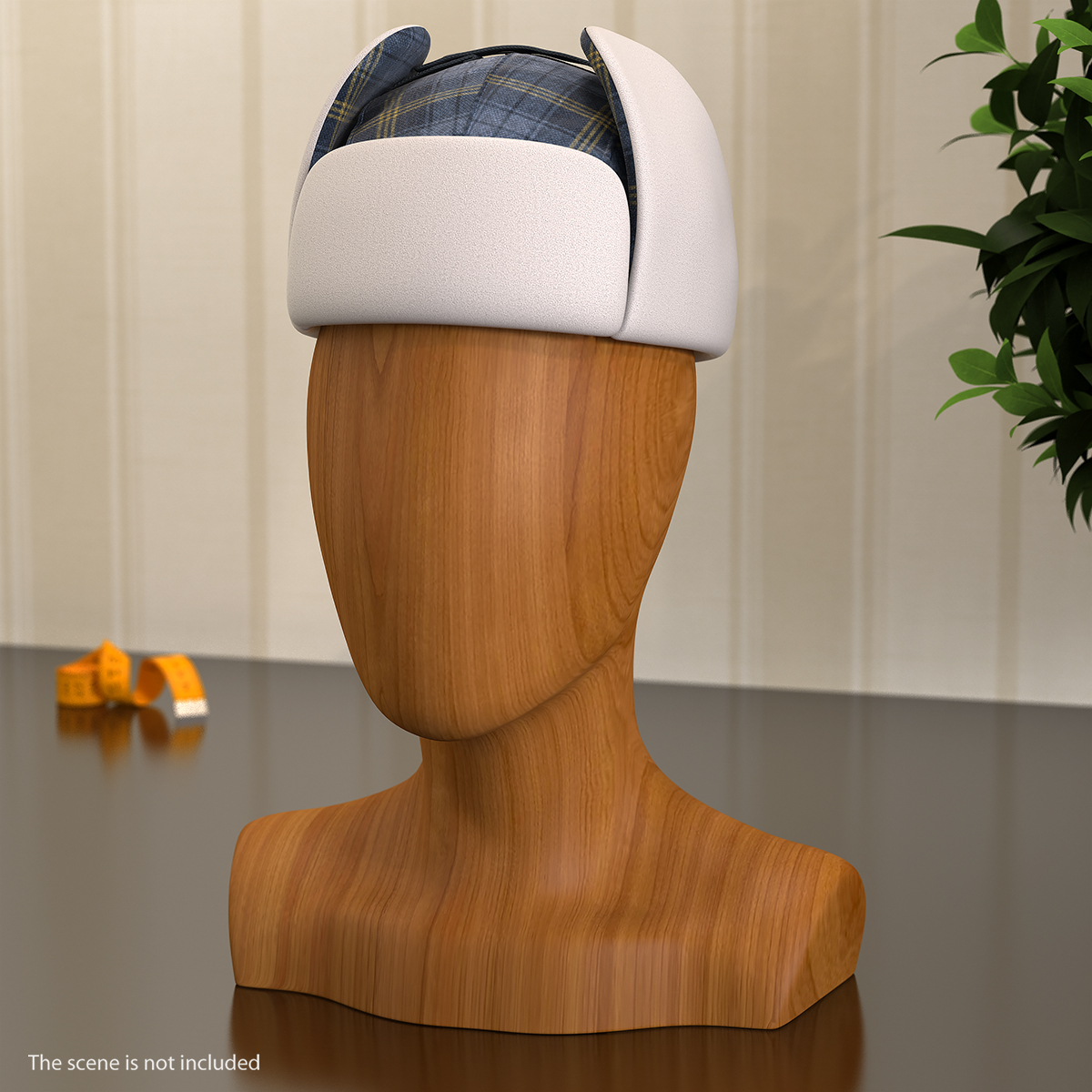 3D Winter Trapper Hat model