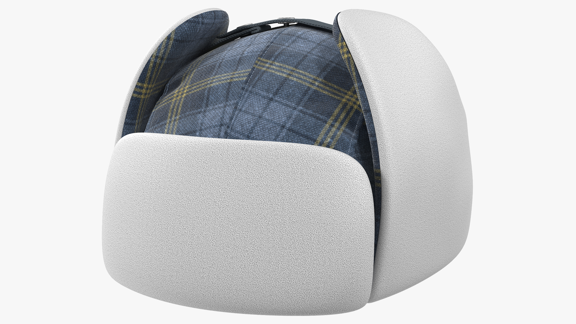 3D Winter Trapper Hat model