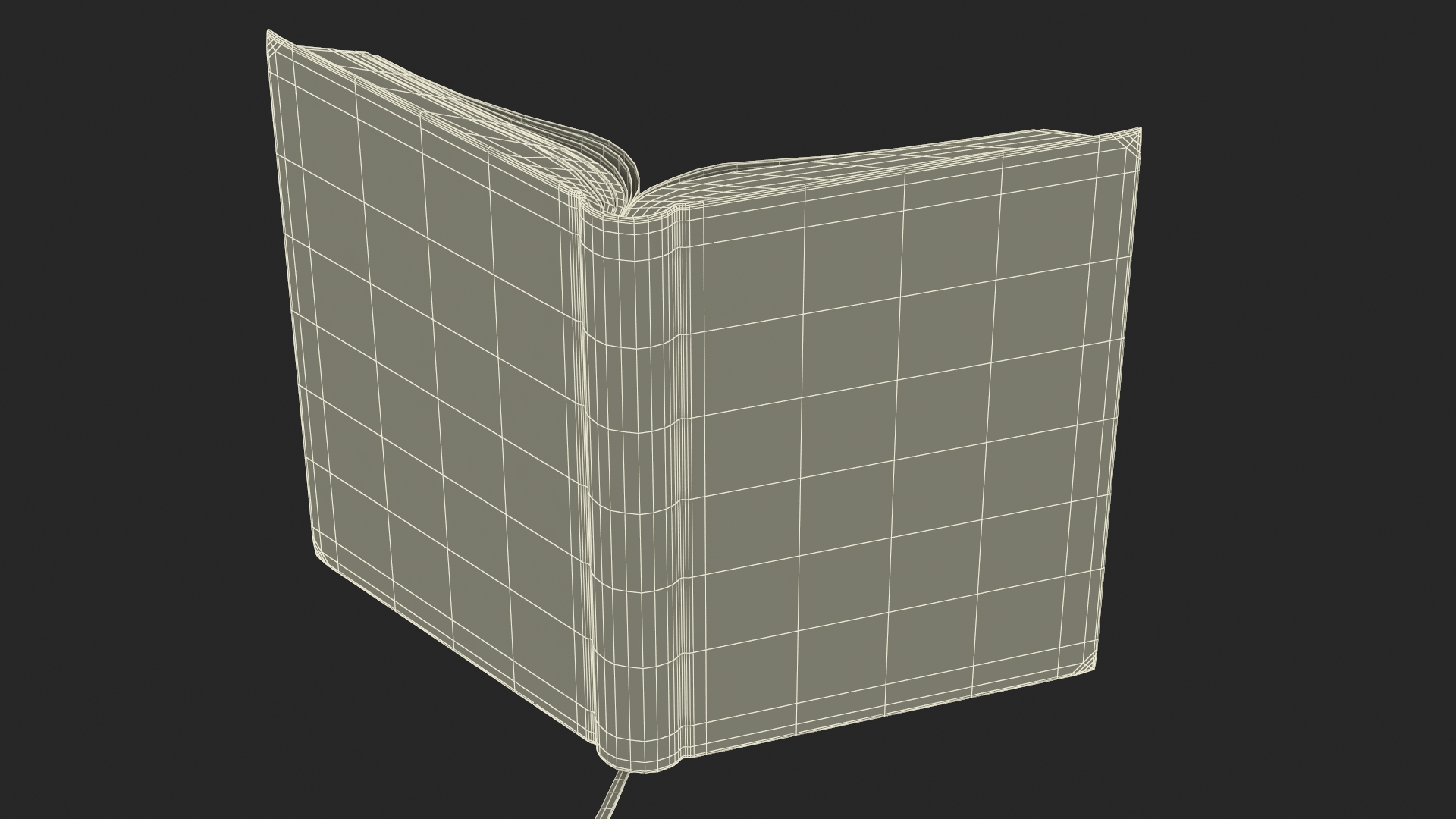 Holy Quran on Stand Blue Open 3D model