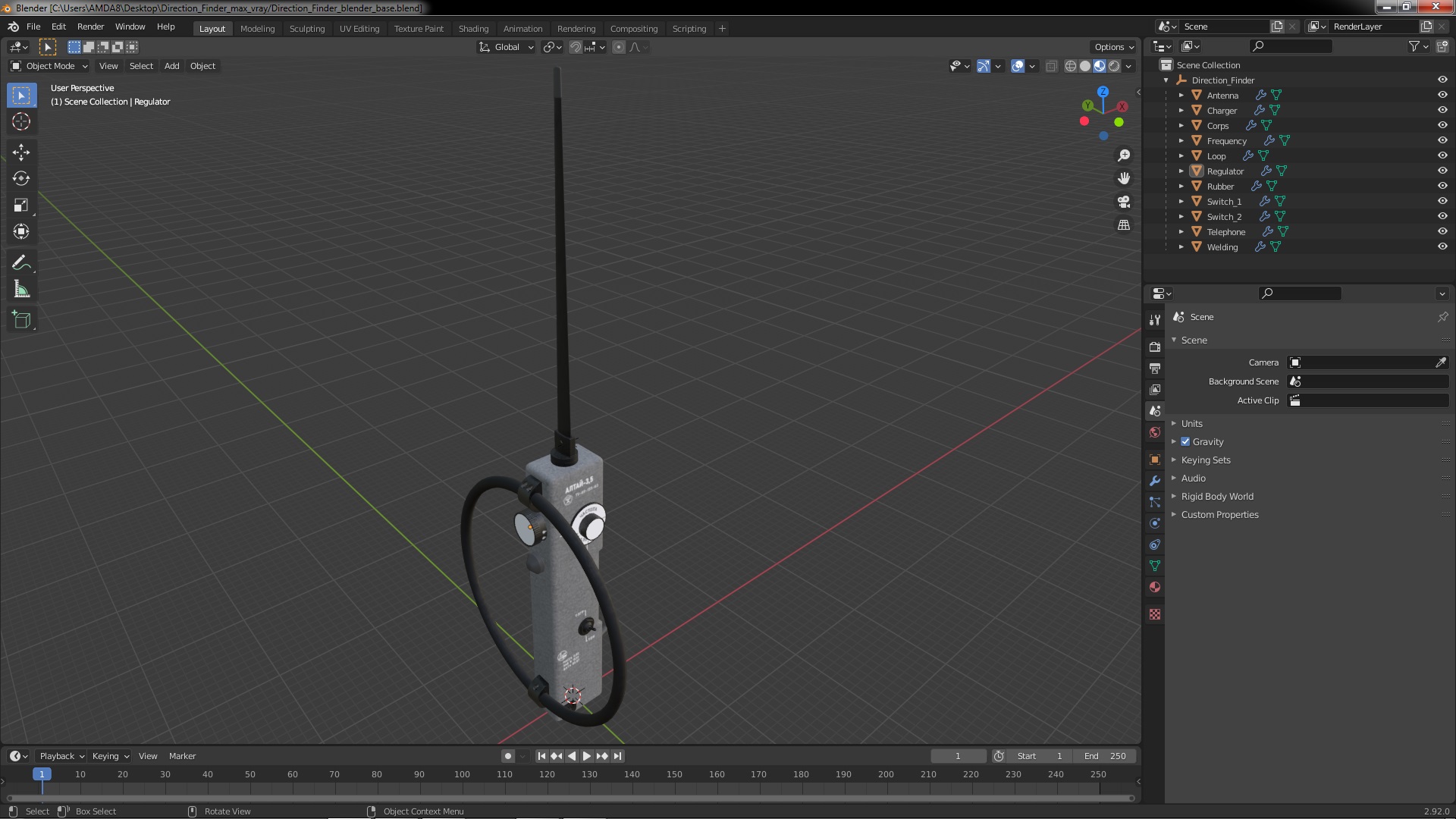 3D Direction Finder
