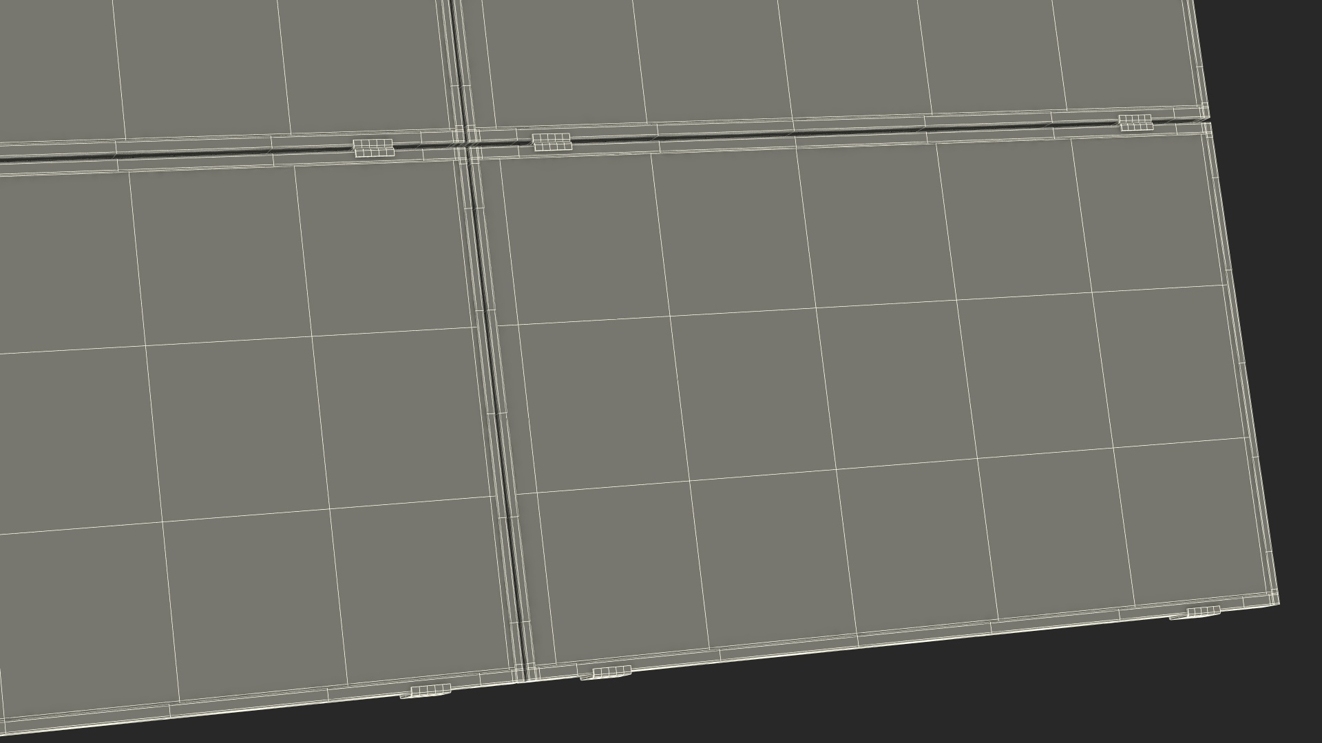 Polycrystalline Solar Panel 3D