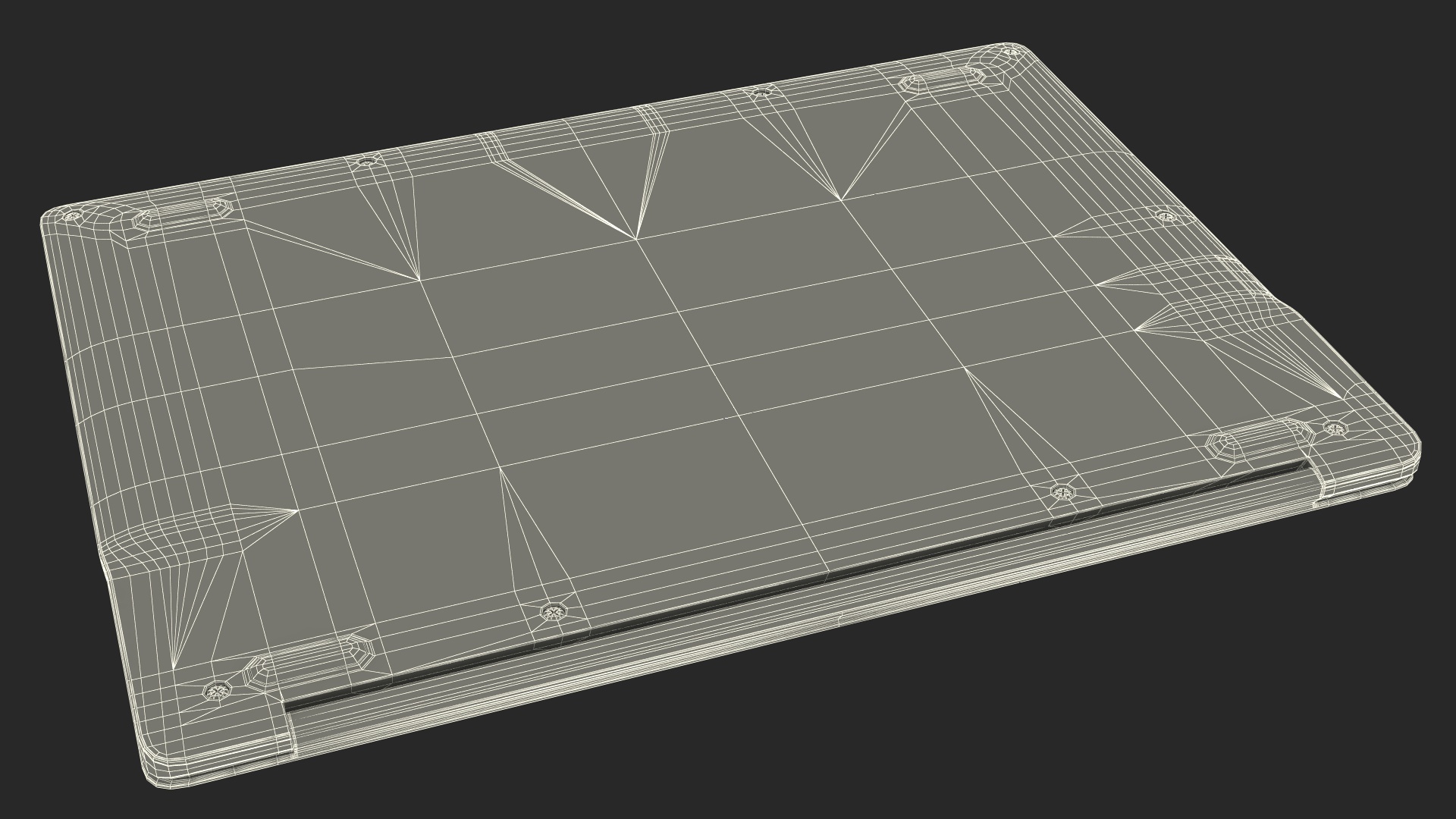 3D Modern Laptop model