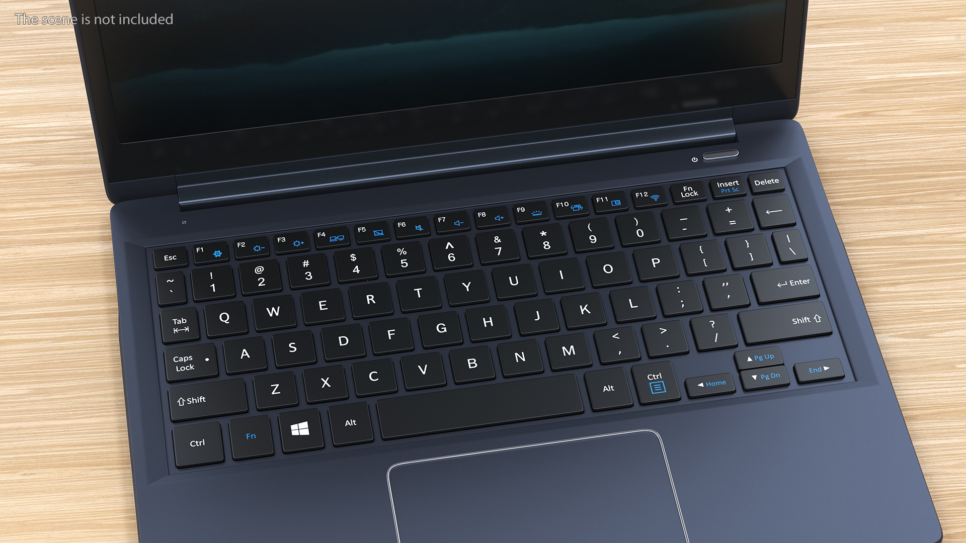 3D Modern Laptop model