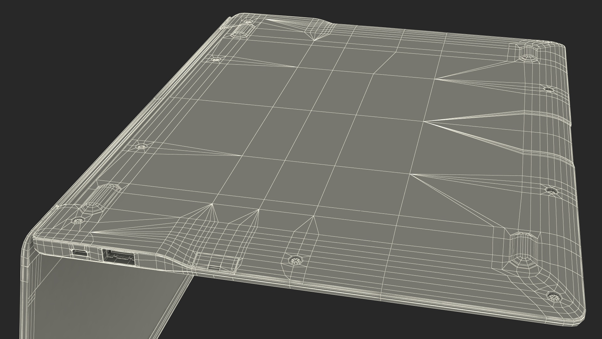 3D Modern Laptop model