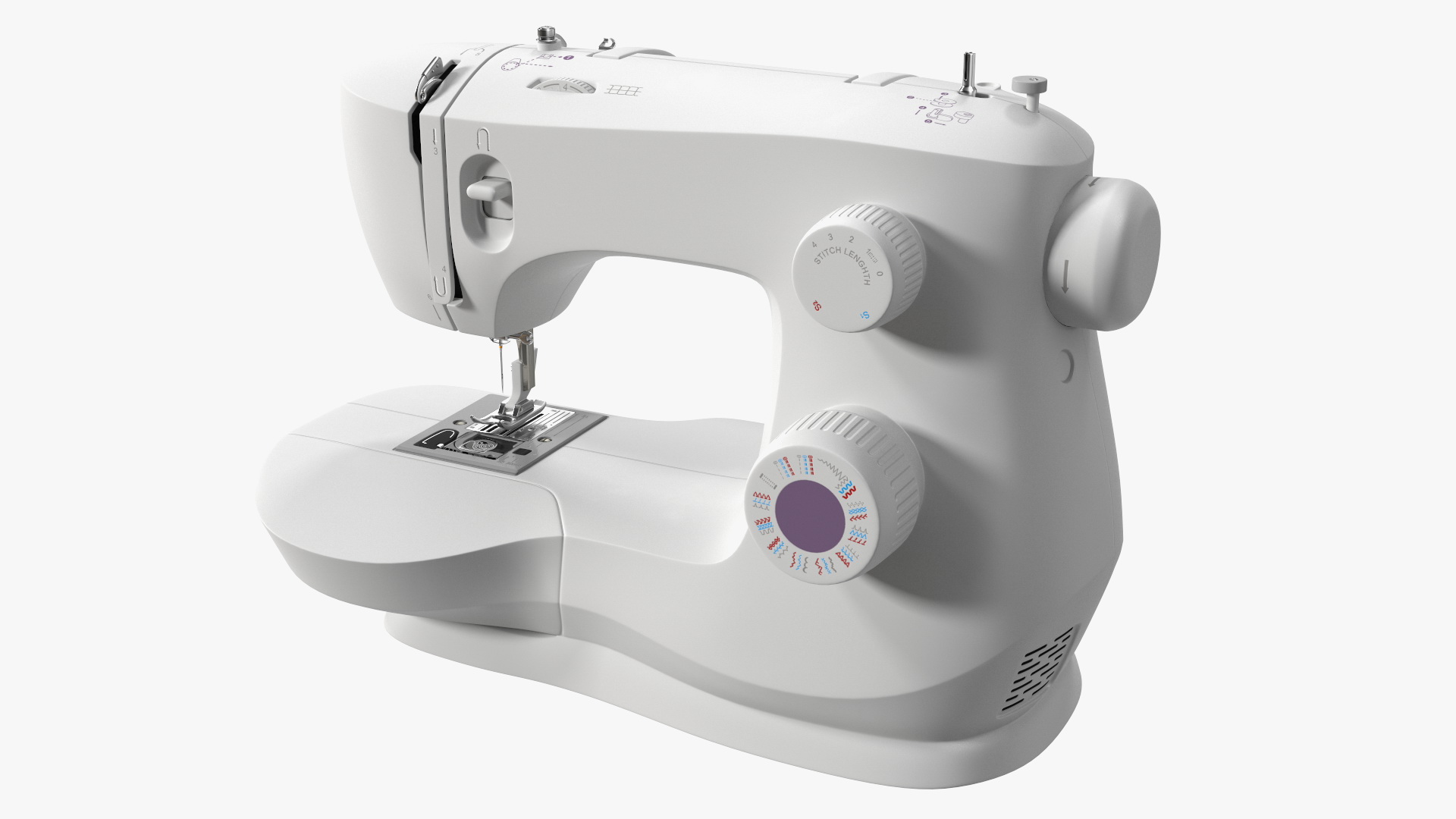 Horn Sewing Machine Cabinet 3D