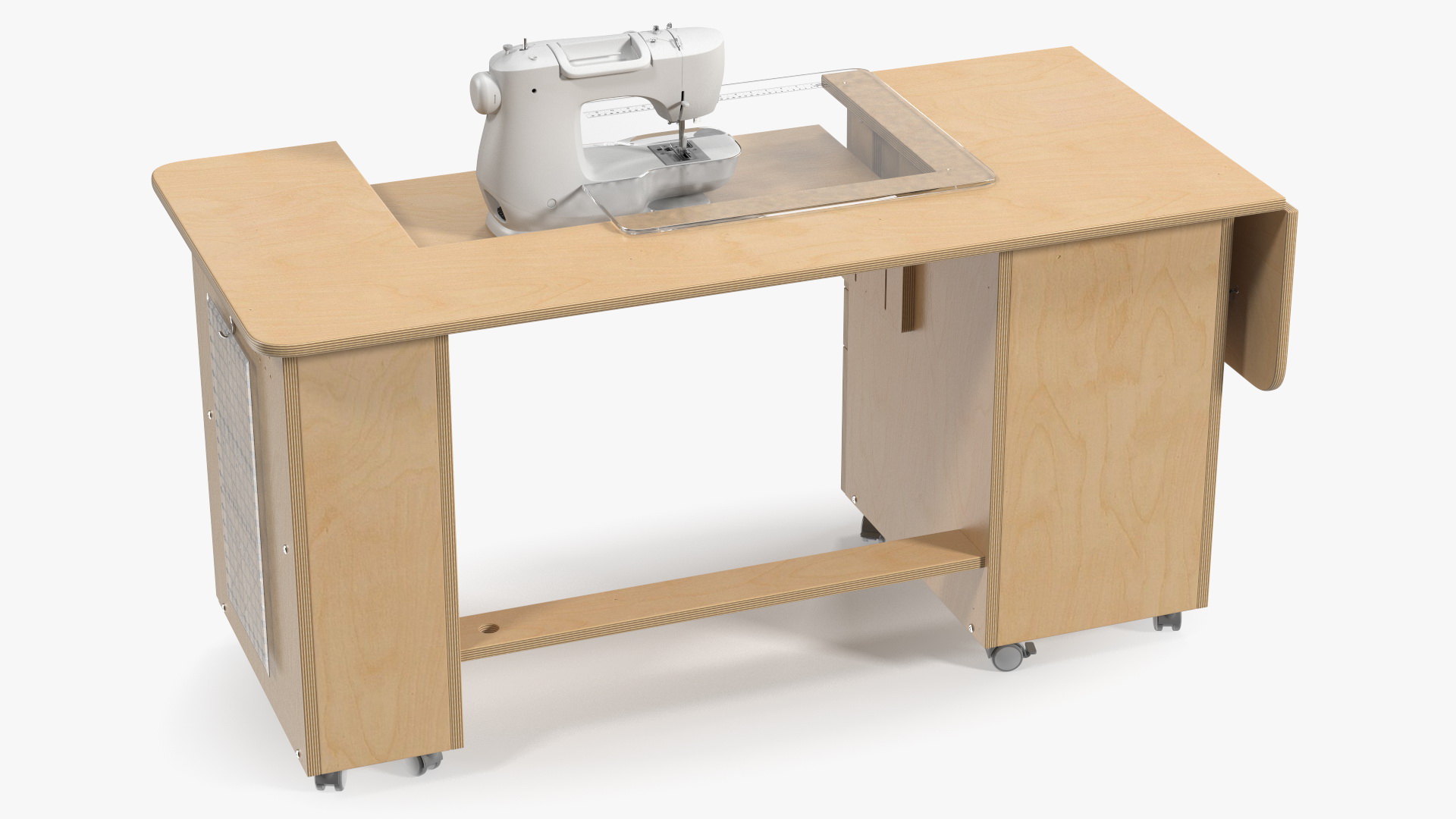 Horn Sewing Machine Cabinet 3D