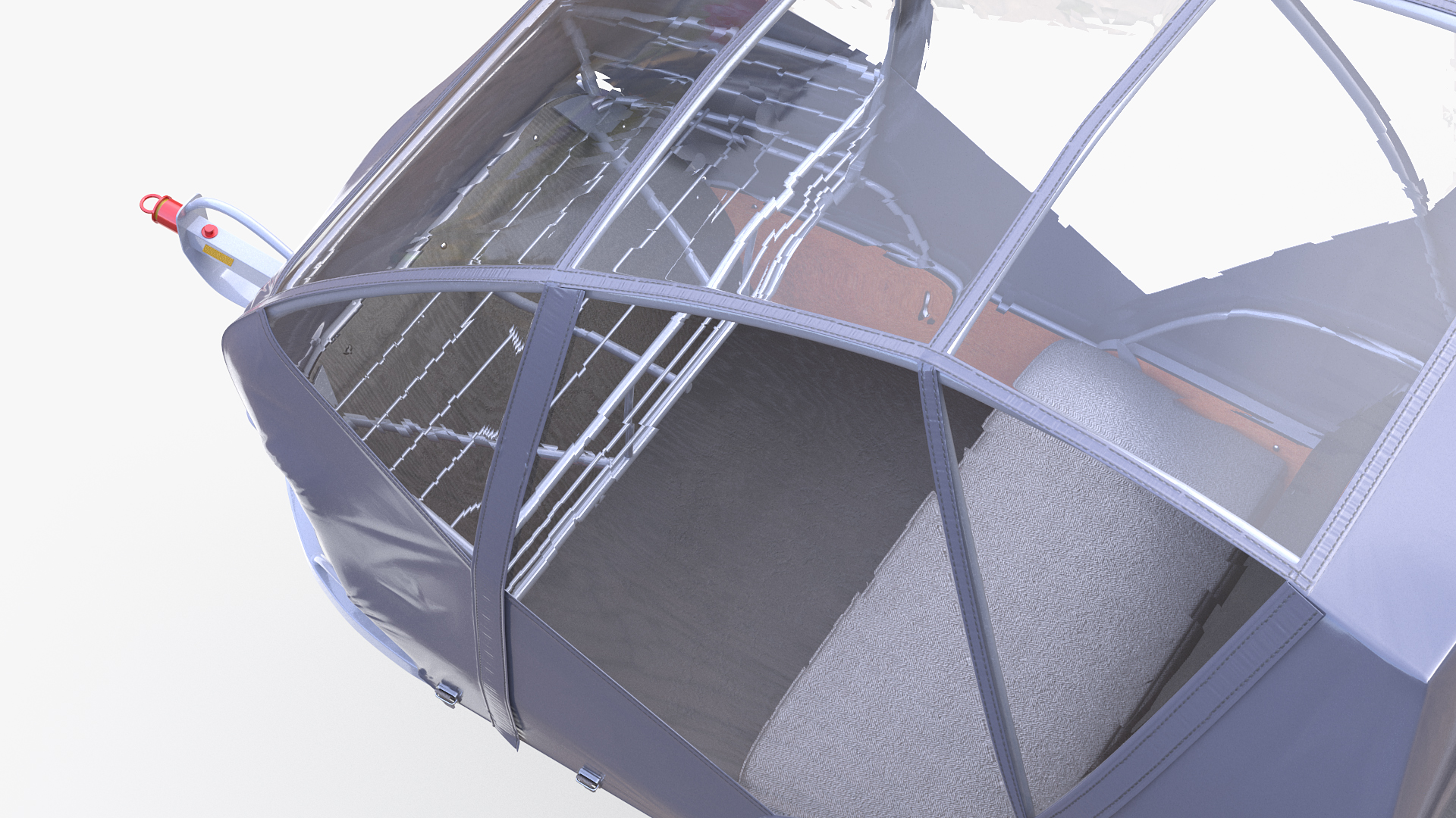 Snowmobile Sleigh 3D