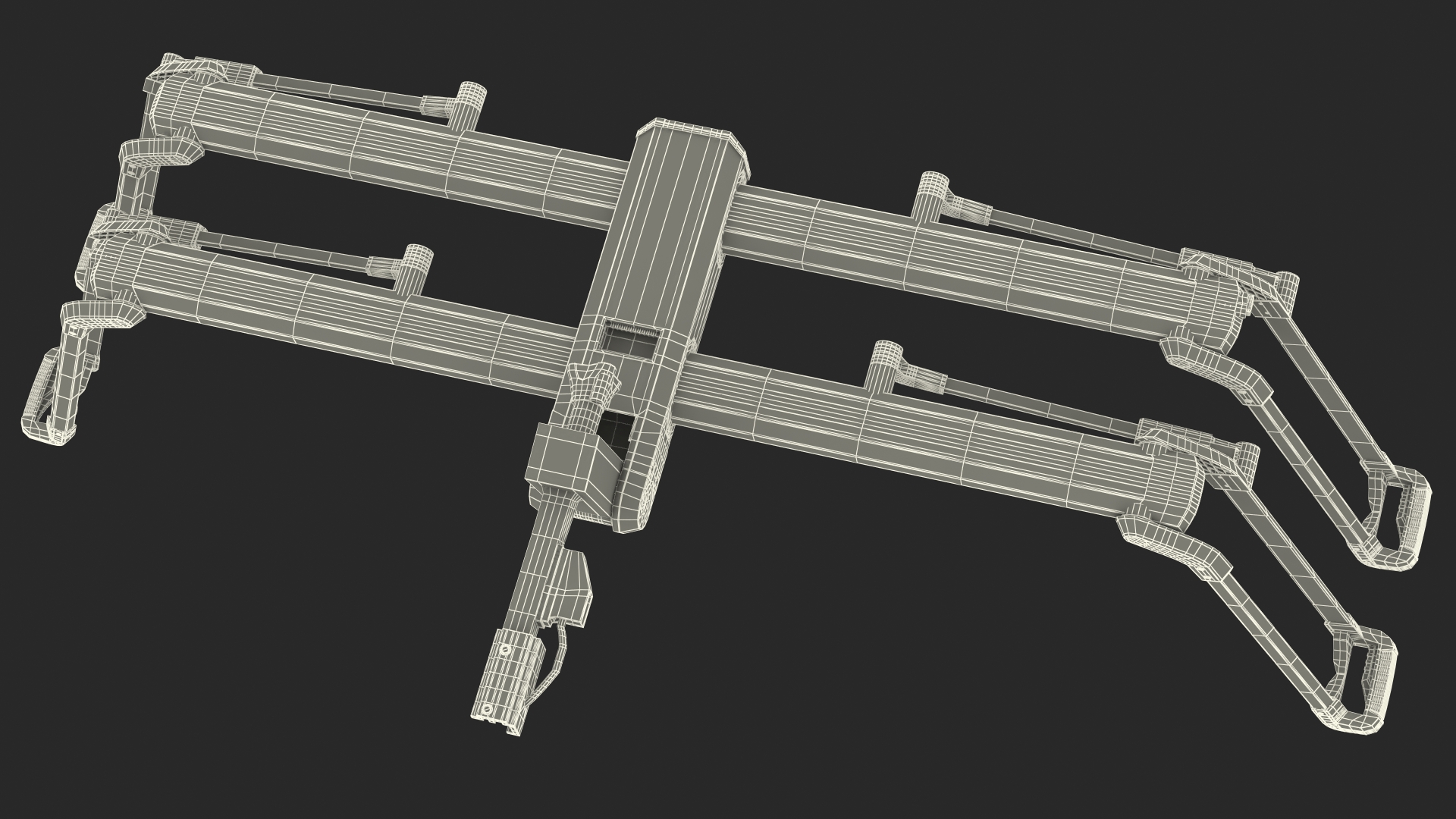 3D Thule Helium Platform 2 Bike Rack Open model