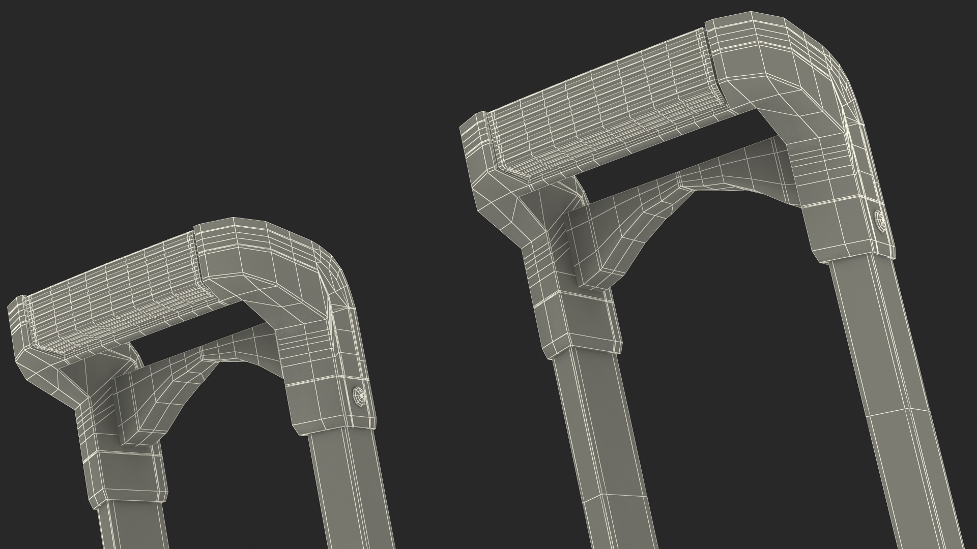 3D Thule Helium Platform 2 Bike Rack Open model
