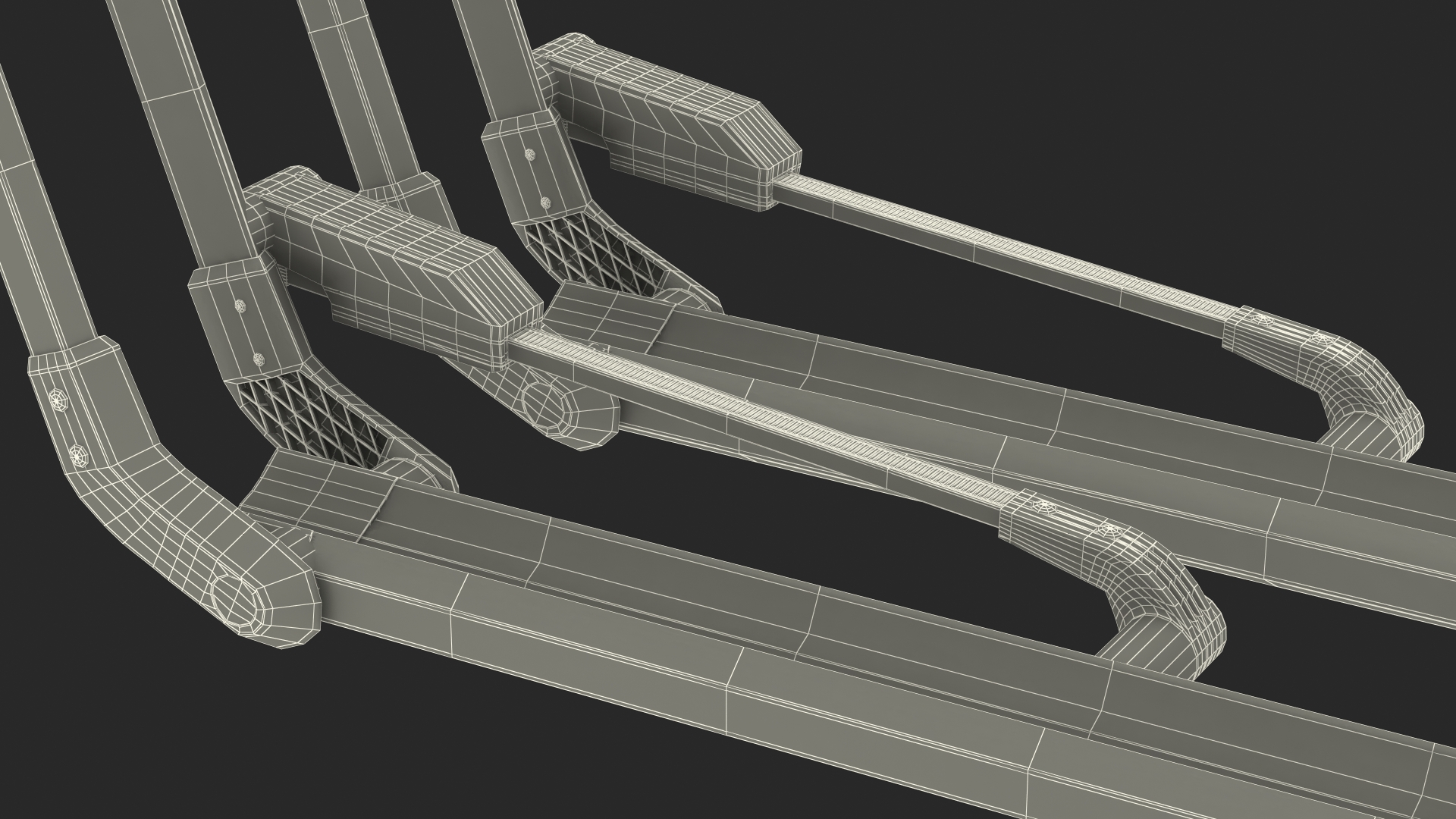 3D Thule Helium Platform 2 Bike Rack Open model