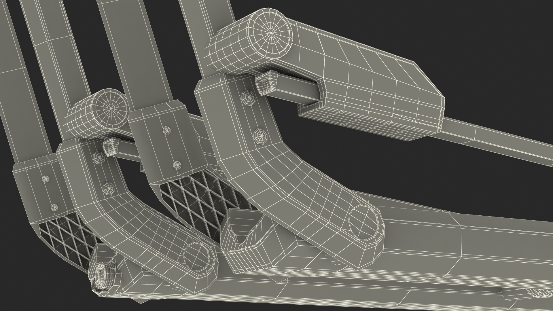 3D Thule Helium Platform 2 Bike Rack Open model