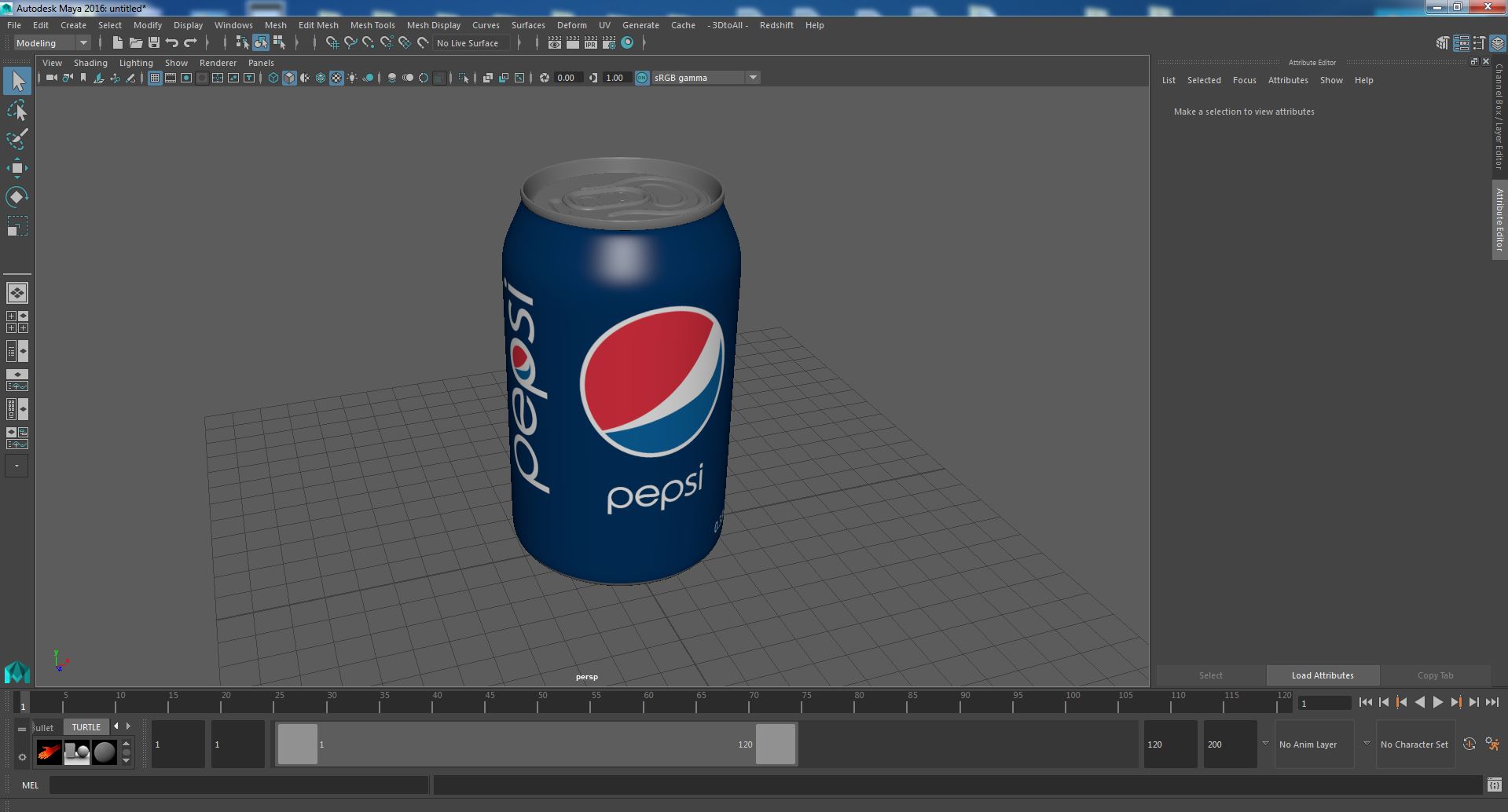 Pepsi Can 033l 3D model