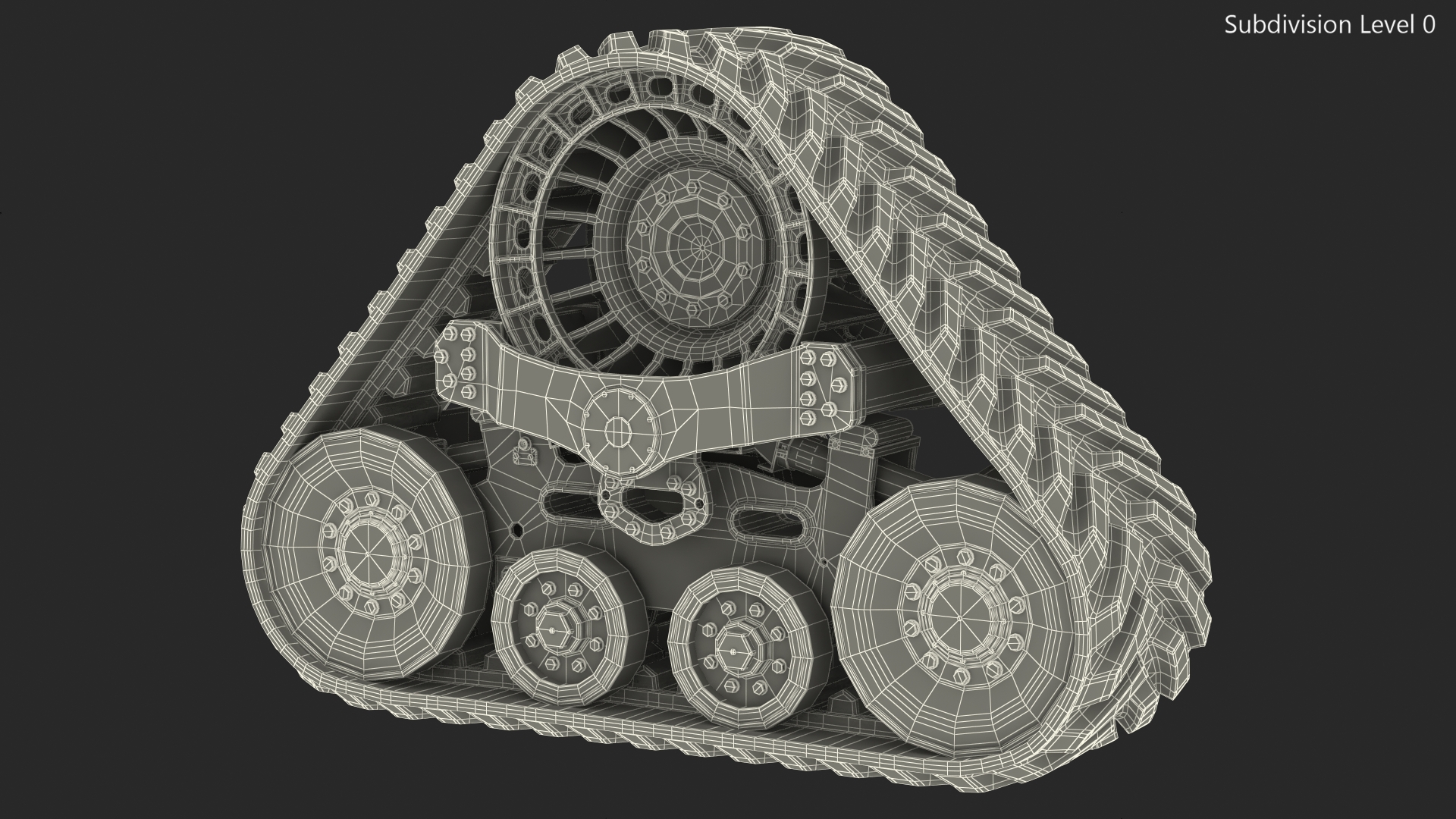 Triangle Track Crawler 3D