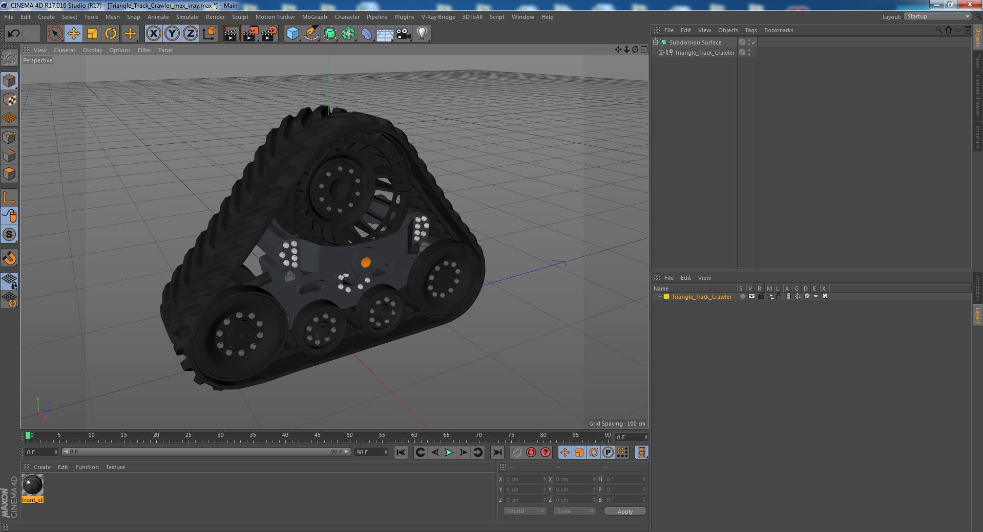 Triangle Track Crawler 3D