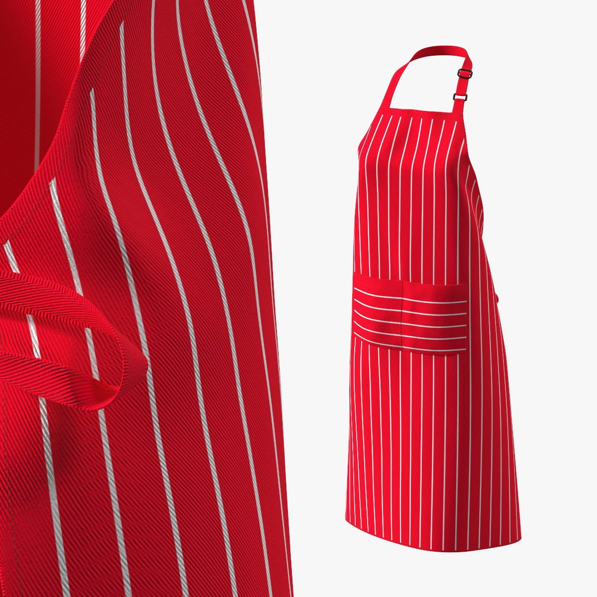 Striped Cooking Apron