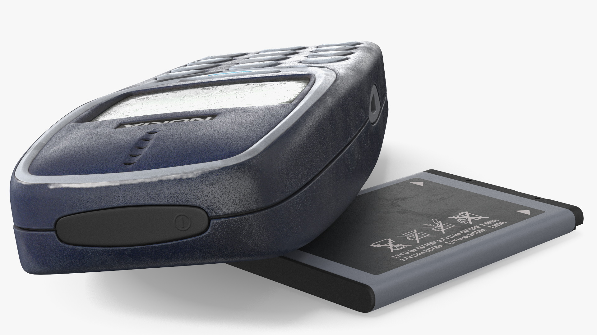 3D model Nokia 3310 with Li Ion Battery