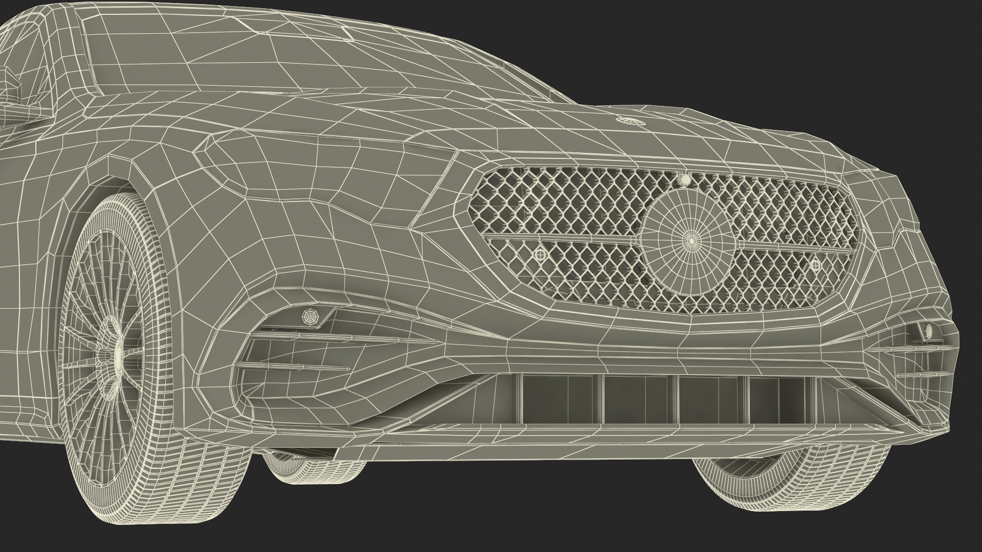 3D White 2023 Mercedes E-Class Simple Interior model